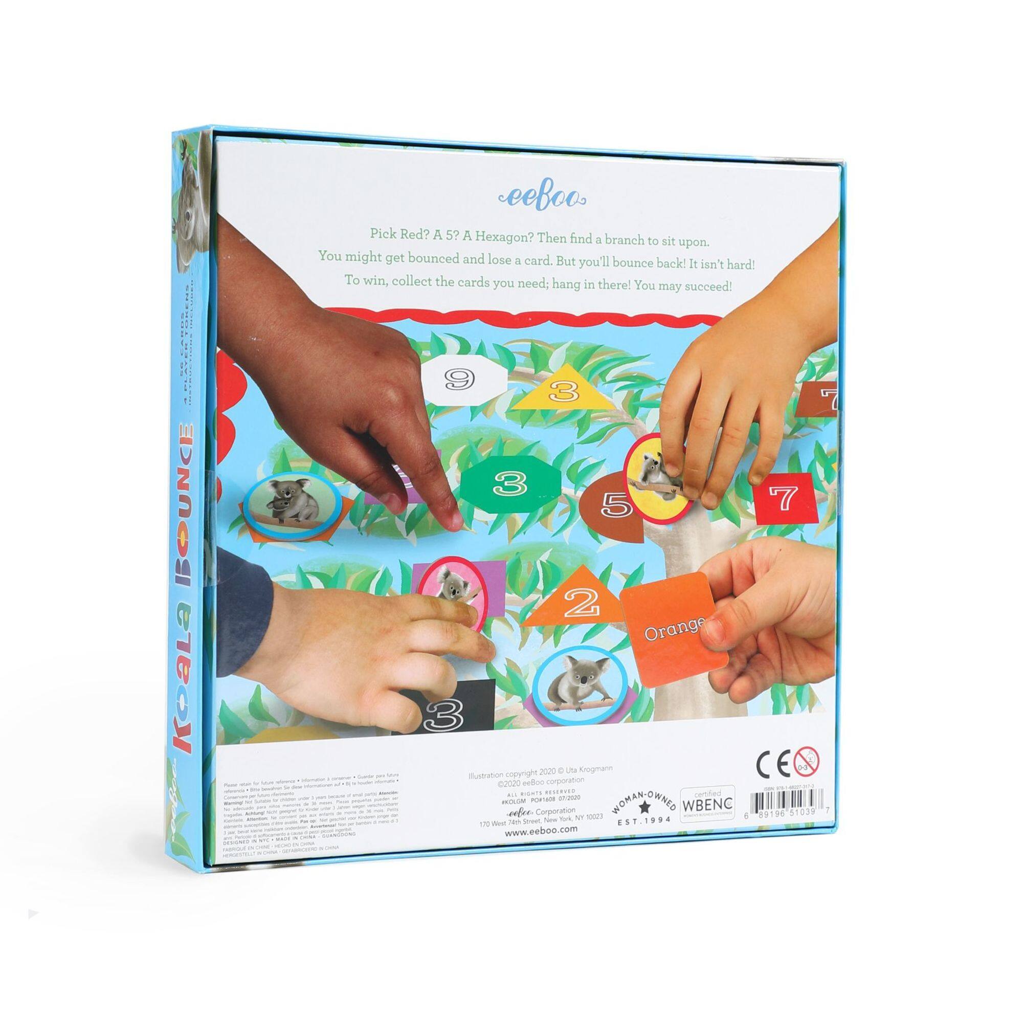 eeBoo Koala Bounce Board Game