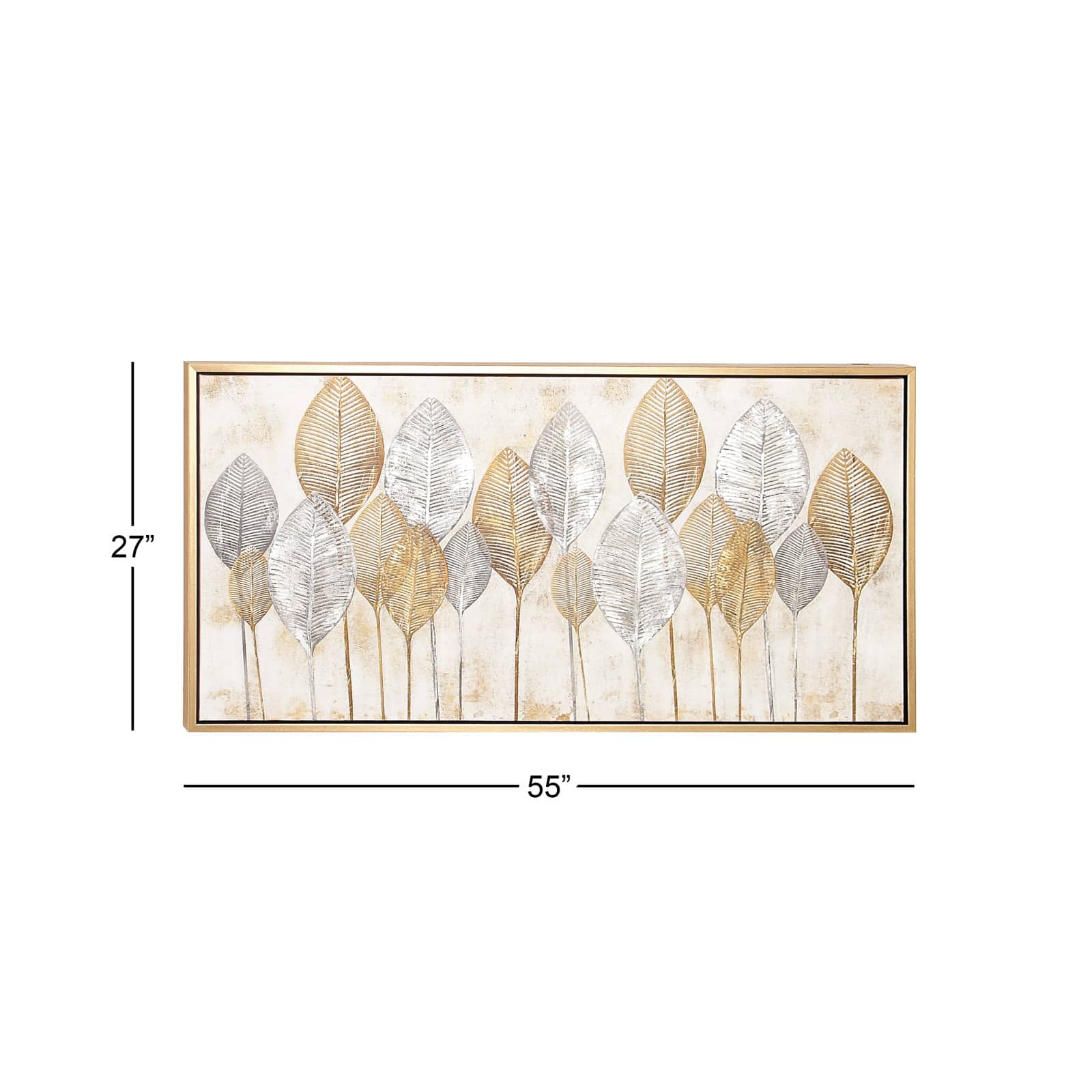 CosmoLiving by Cosmopolitan Brown Contemporary Canvas Wall Art