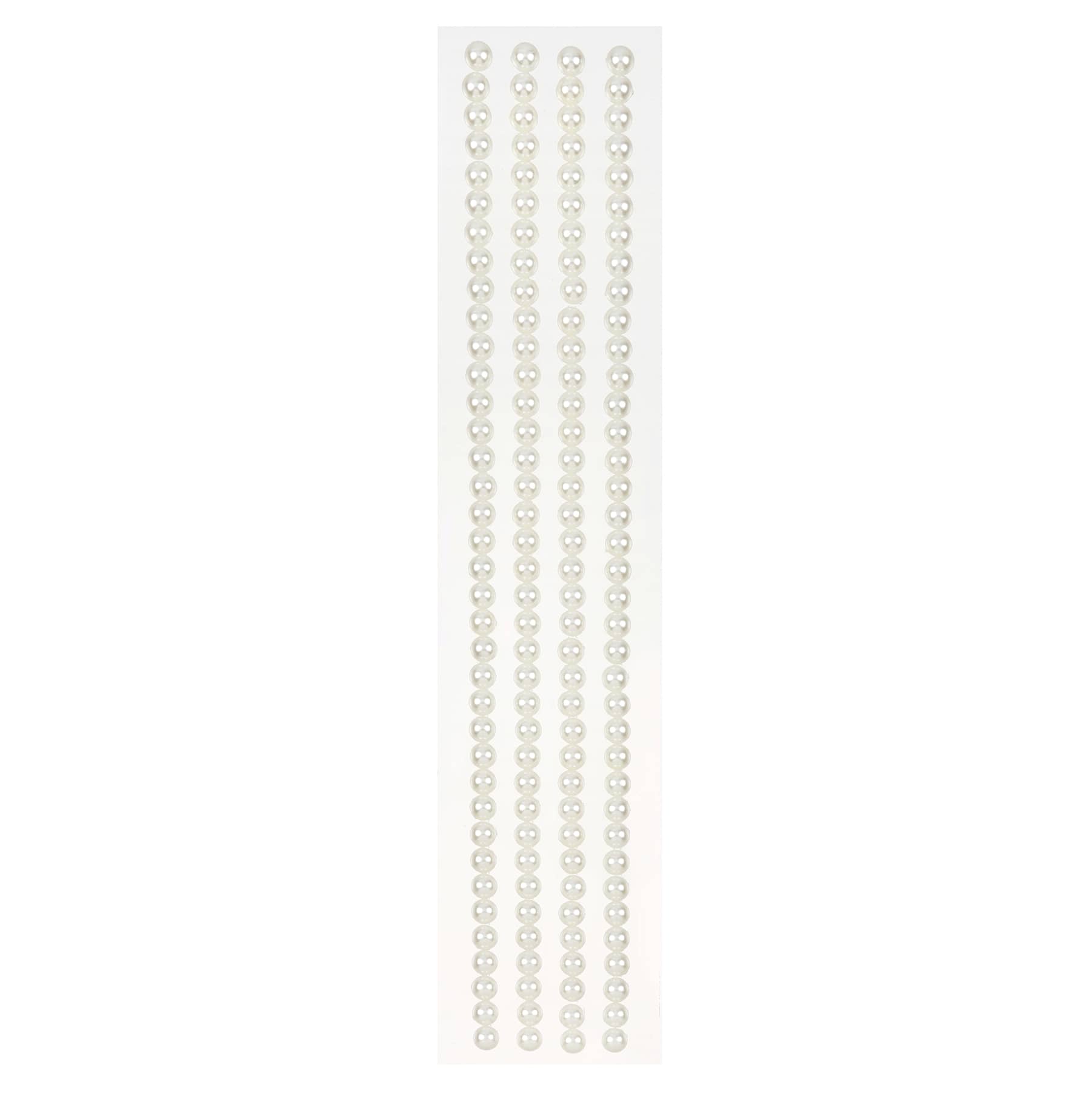 12 Packs: 4 ct. (48 total) Pearl Adhesive Borders by Recollections™