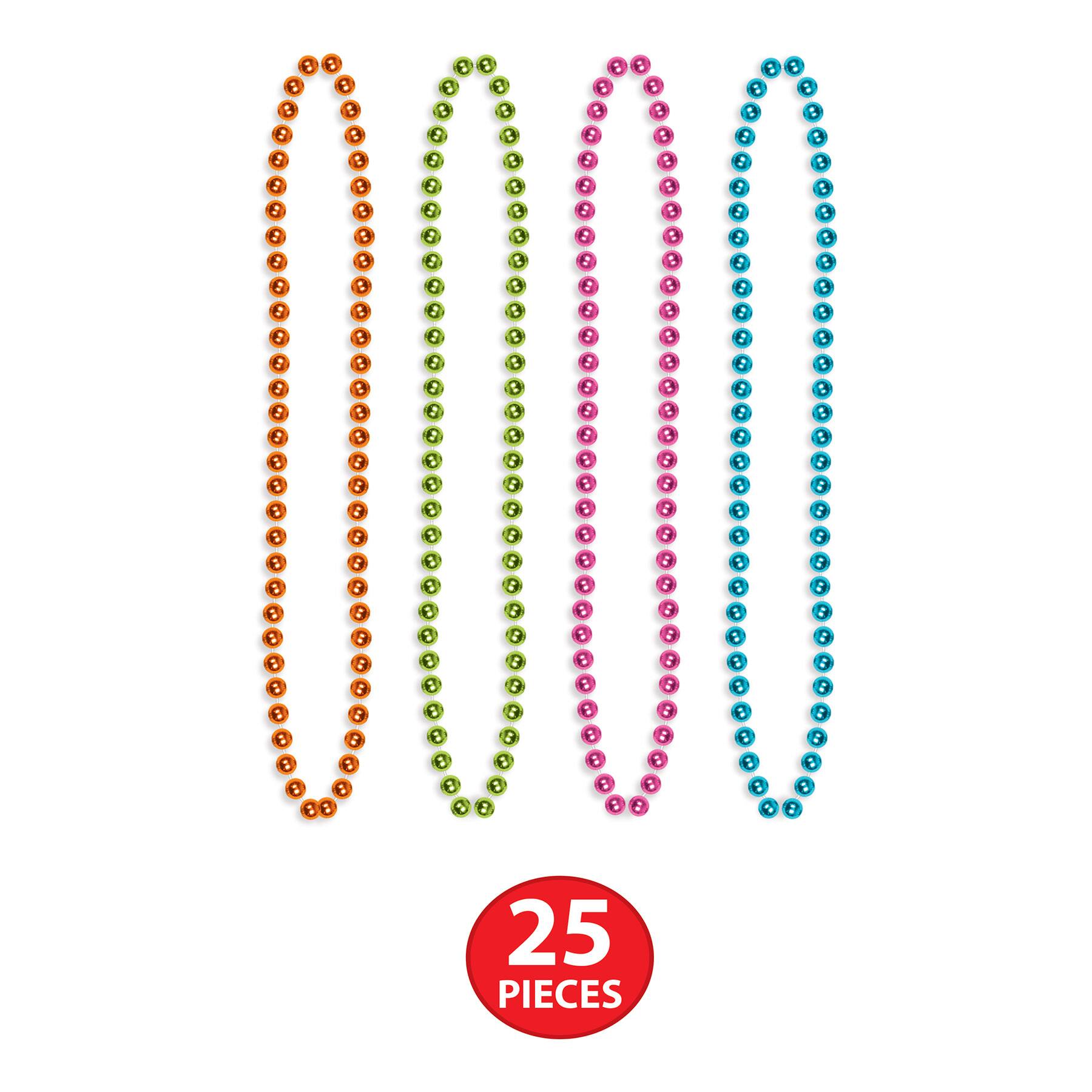Beistle Neon New Year Legacy Party Favor Kit for 50