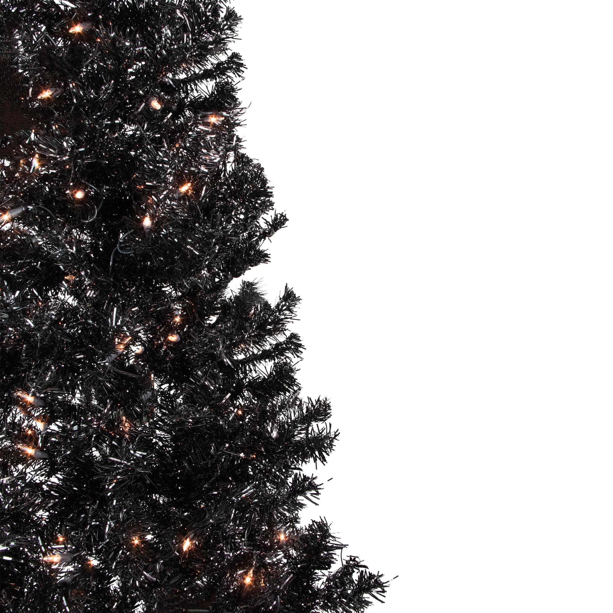 6ft. Pre-Lit Tinsel Artificial Christmas Tree