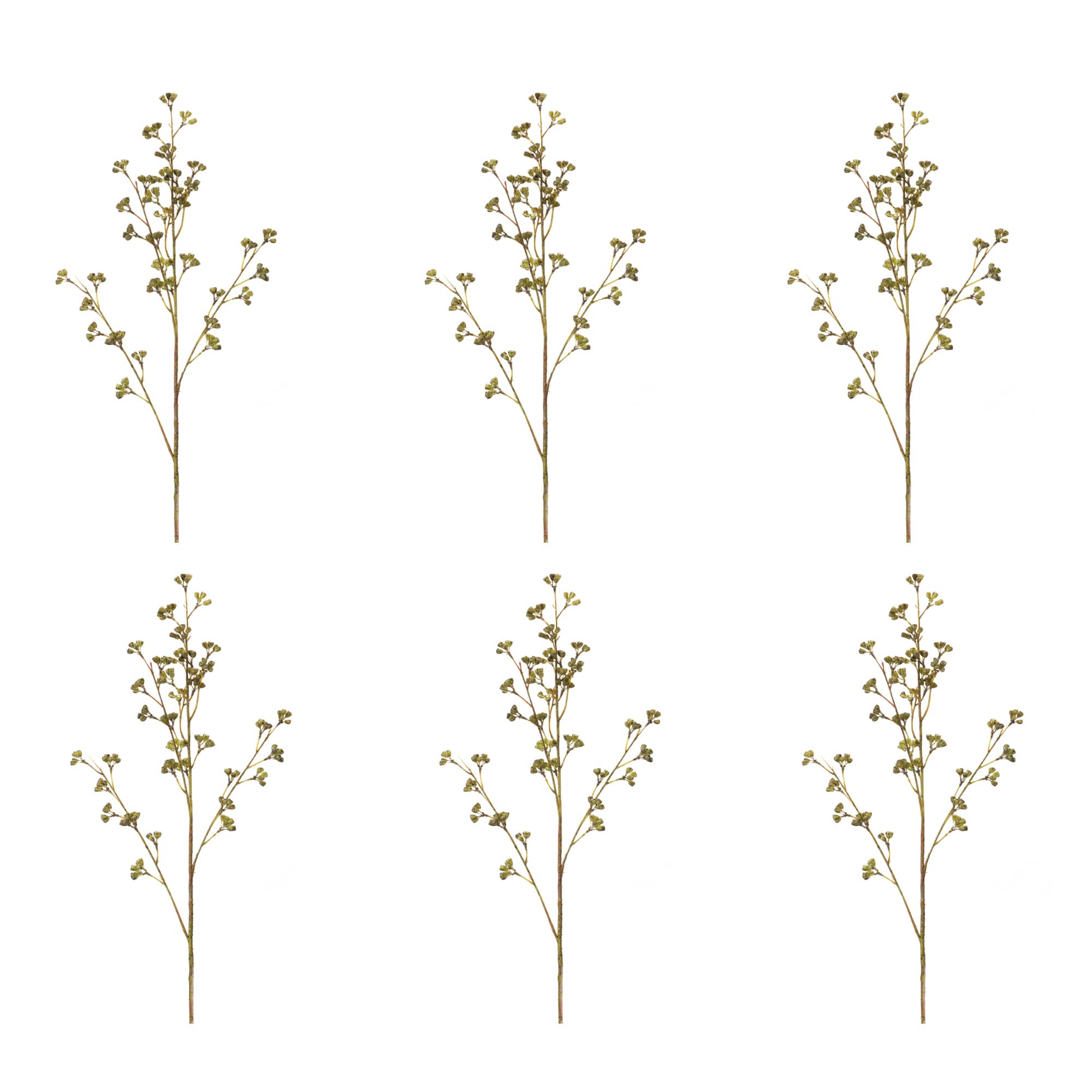 31" Green Winter Berry Pod Sprays, 6ct.