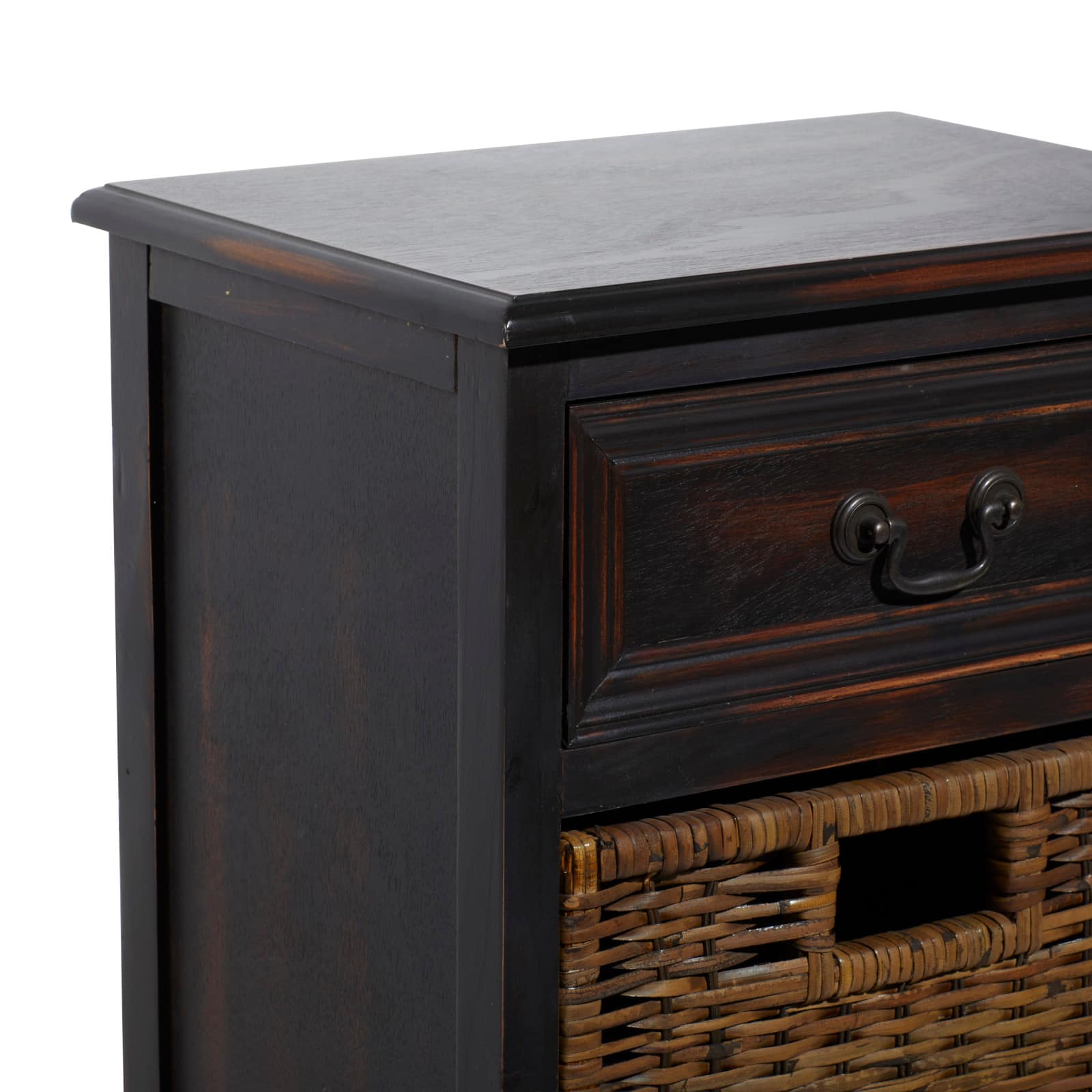 28'' Maroon Traditional Wood Storage Unit