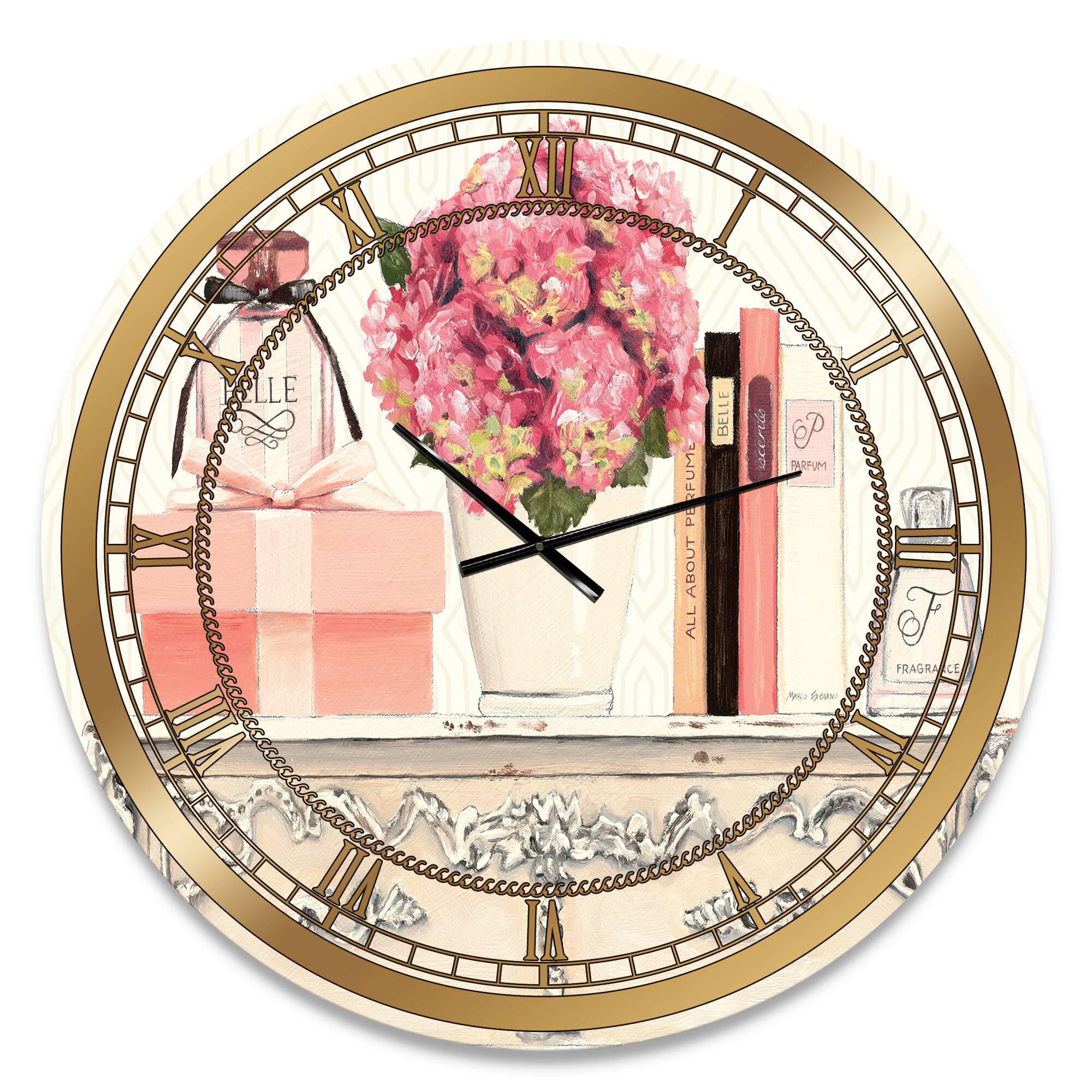 Designart Chic Glam Closet IV Glam Wall Clock
