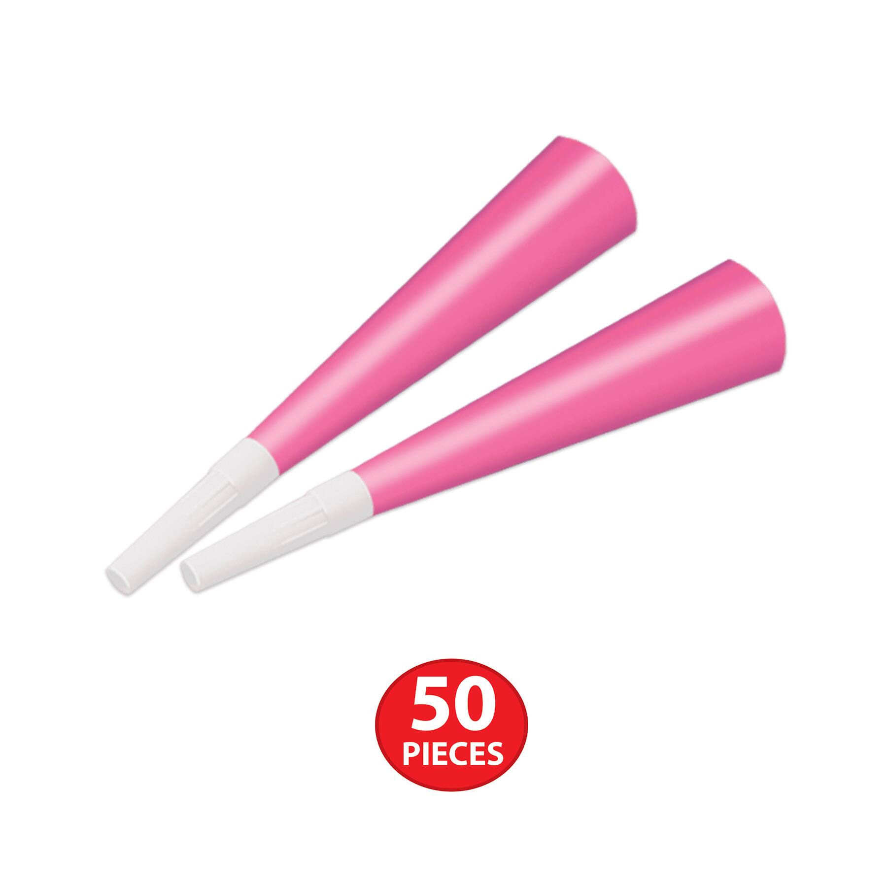 Beistle Black & Pink Panama Collection New Year Party Favor Kit for 50