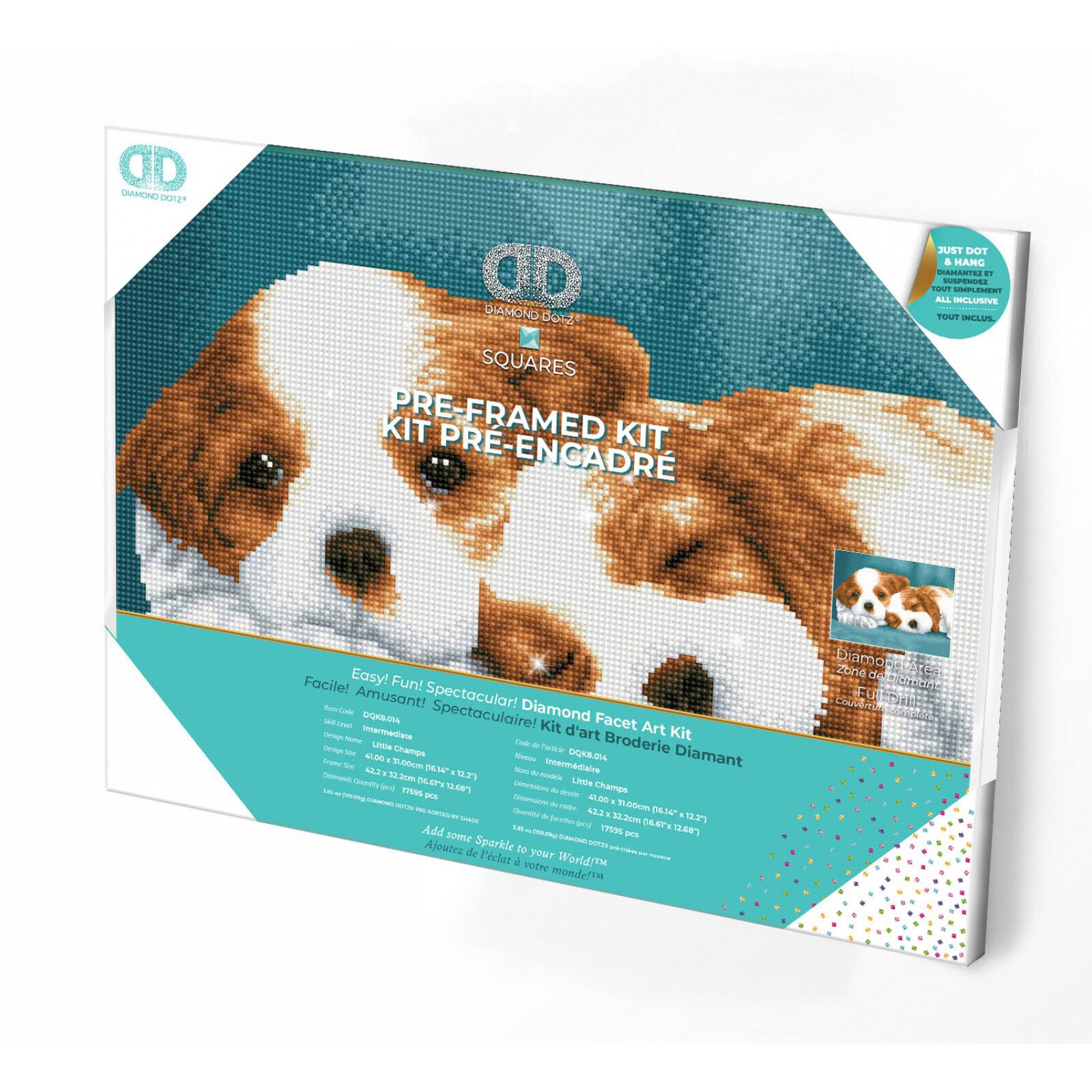 Diamond Dotz® Intermediate Little Champs Pre-Framed Diamond Painting Kit