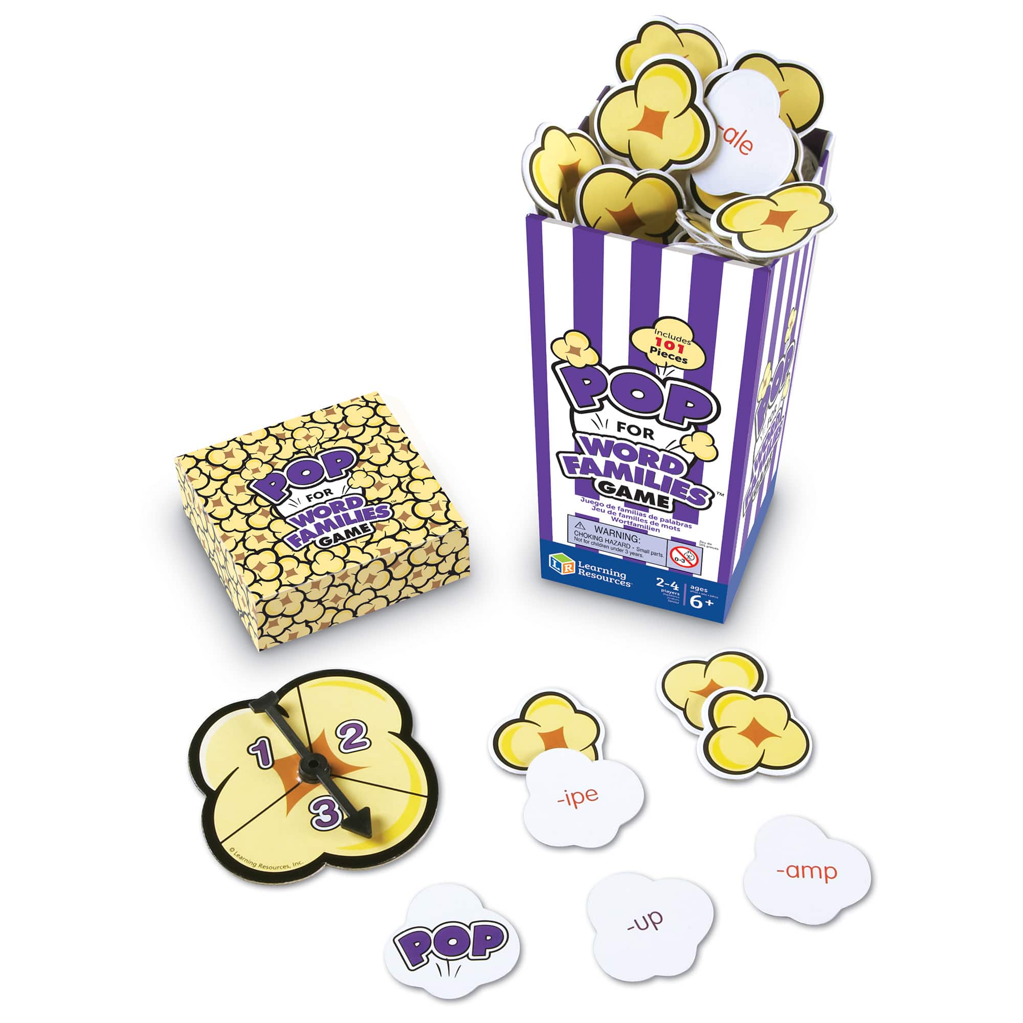 Learning Resources Pop for Word Families Game