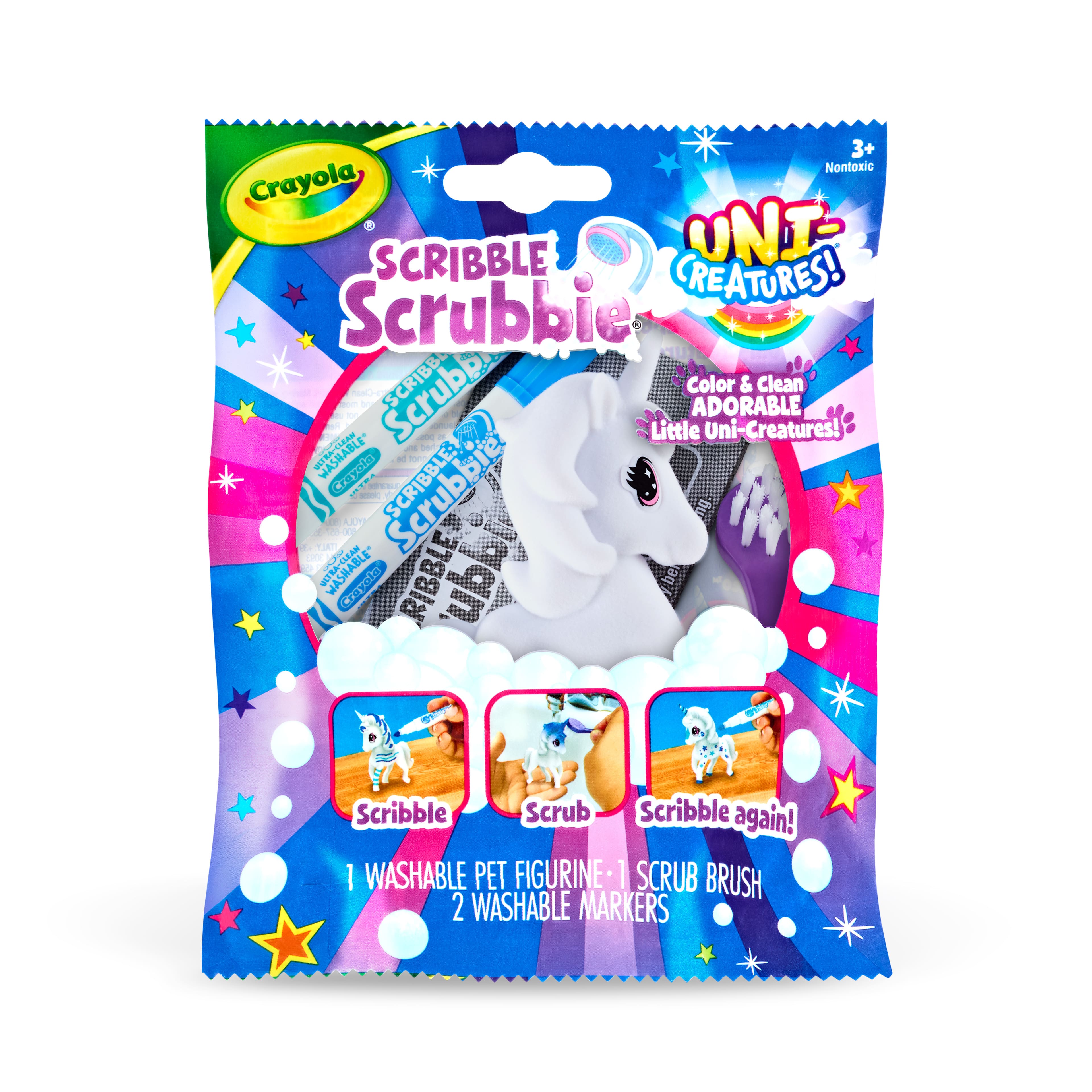 Assorted Crayola® Scribble Scrubbie® Uni-Creature, 1pc.