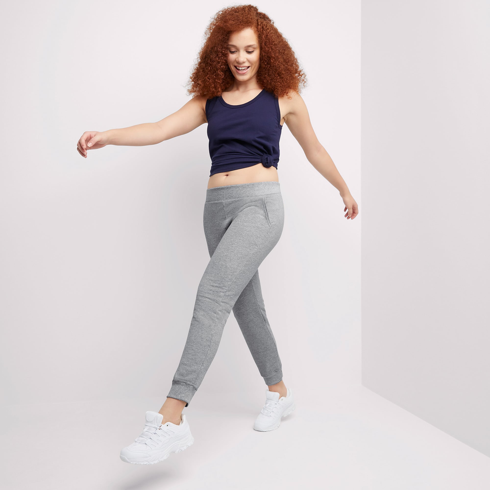 Hanes Ladies EcoSmart Jogger Sweatpant