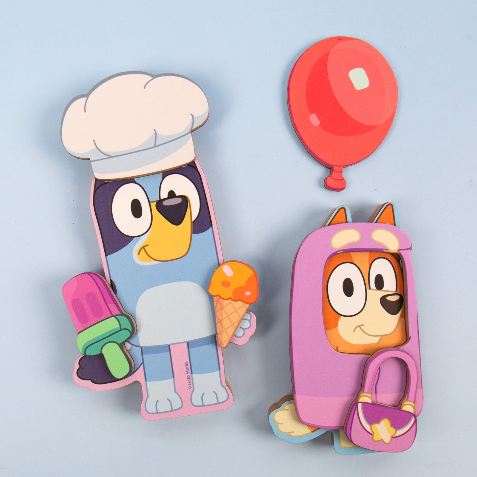 Bluey Magnetic Wooden Playhouse Set