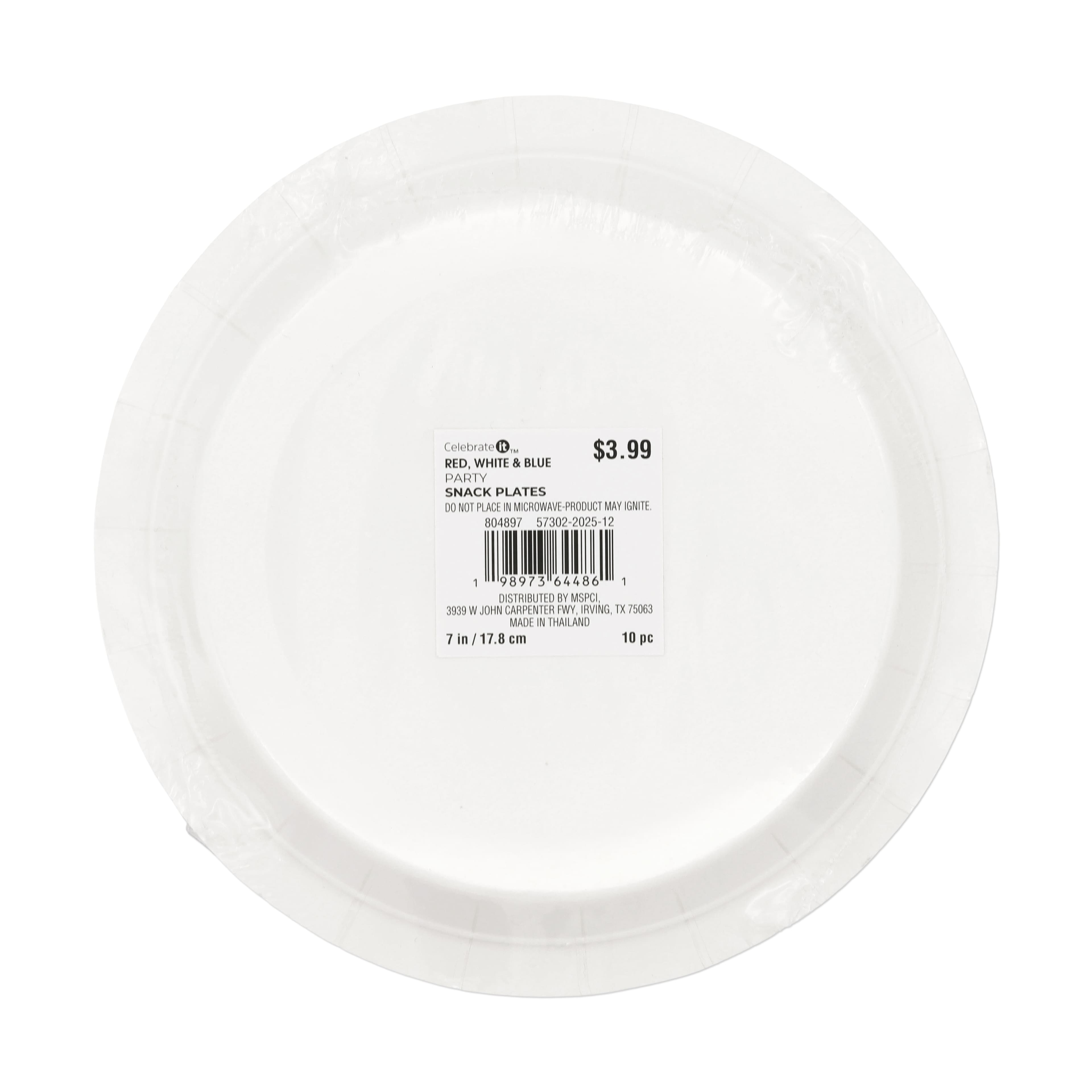 7" Red, White & Blue 250 Snack Plates, 10ct. by Celebrate It™