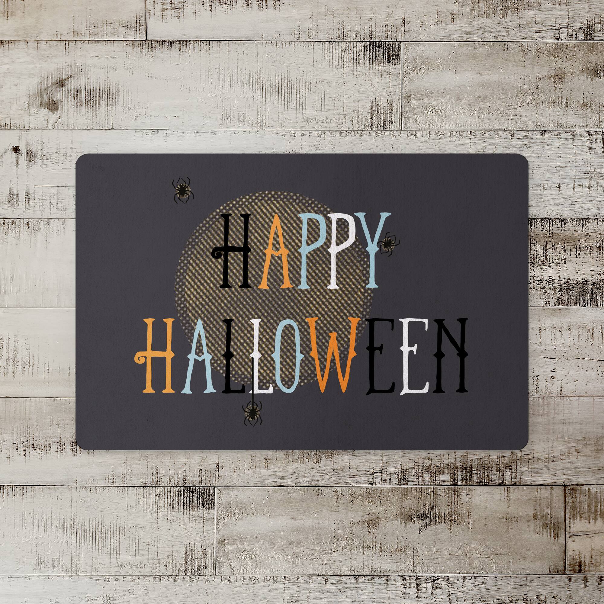 Halloween Spiders Floor Mat
