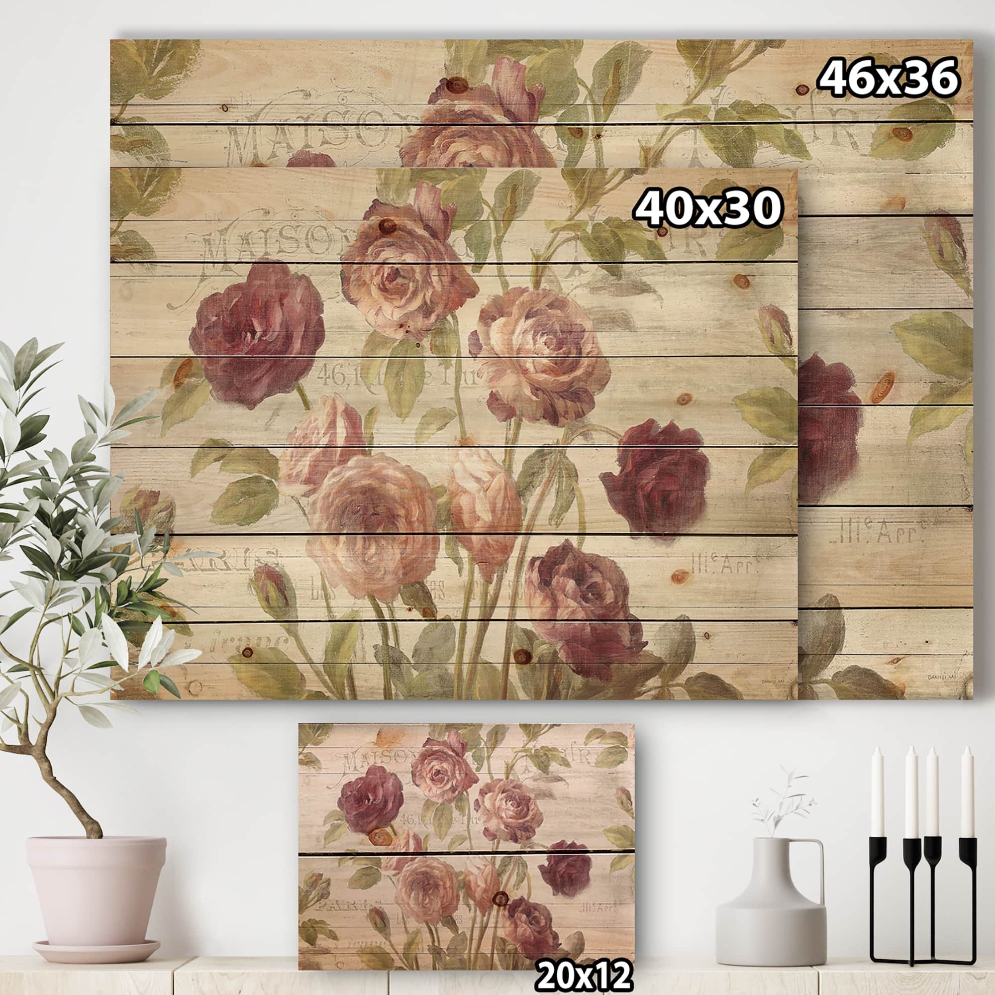 Designart - French Roses I