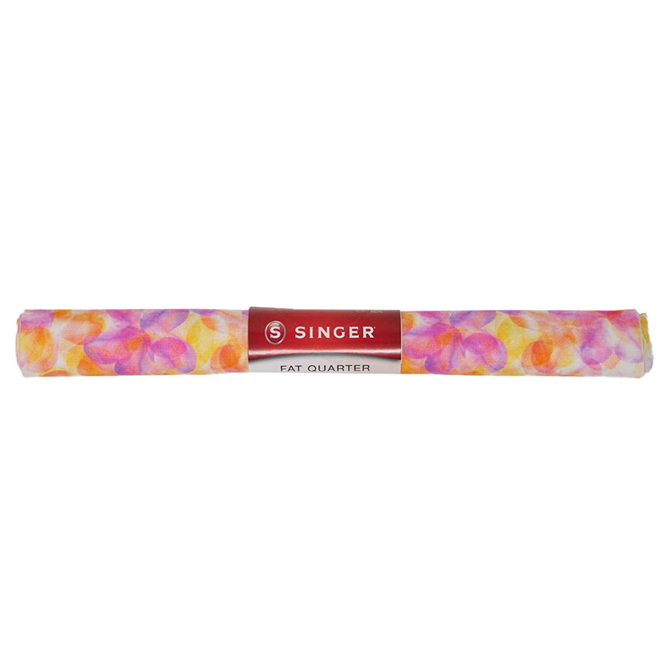 SINGER Watercolor Sunset Floral Print Cotton Rolled Fat Quarter