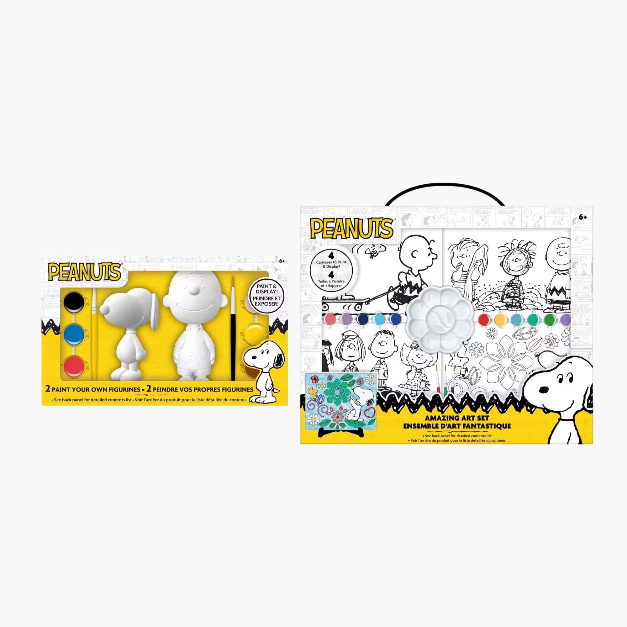 Peanuts® Paint Your Own Figurine & Amazing Artist Set Gift Bundle