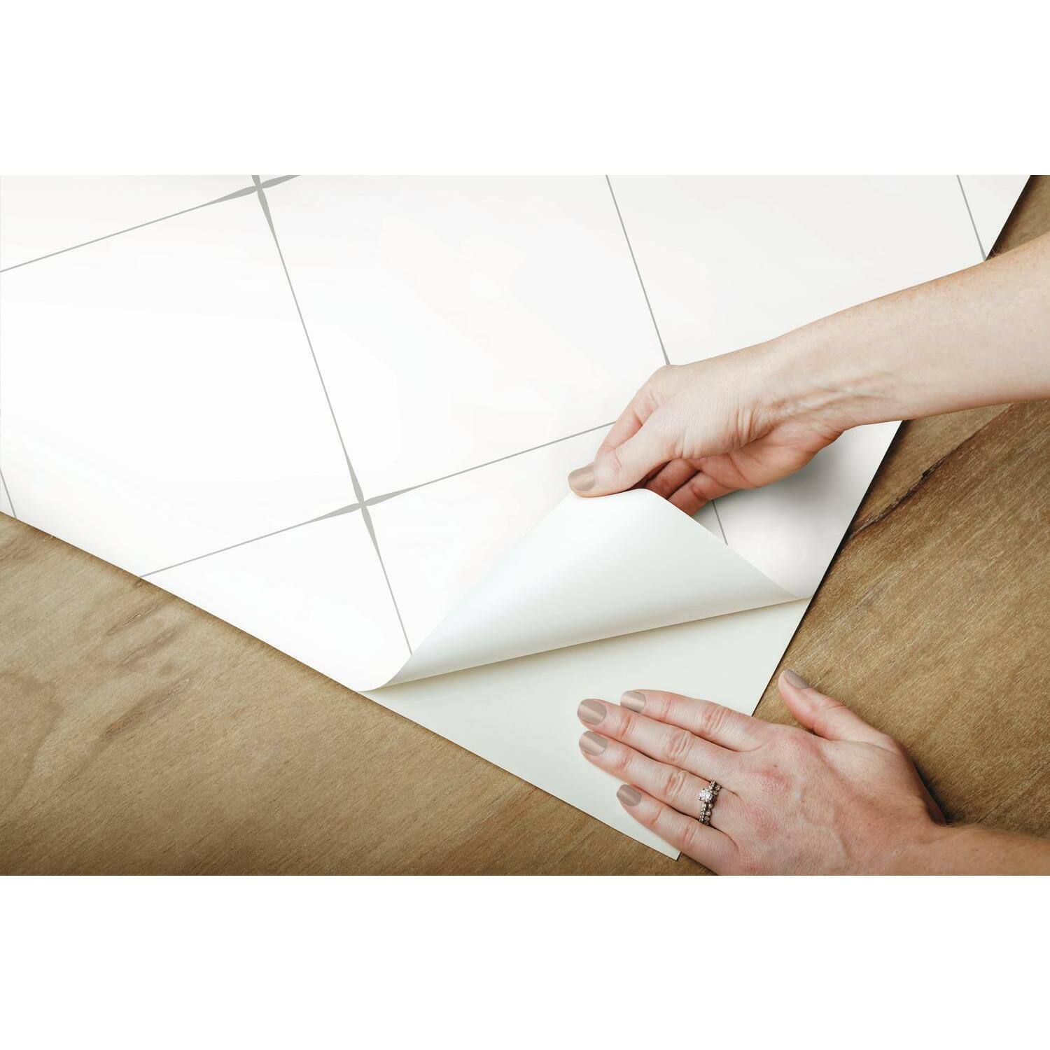 RoomMates Diamond Tile Geo Peel & Stick Wallpaper