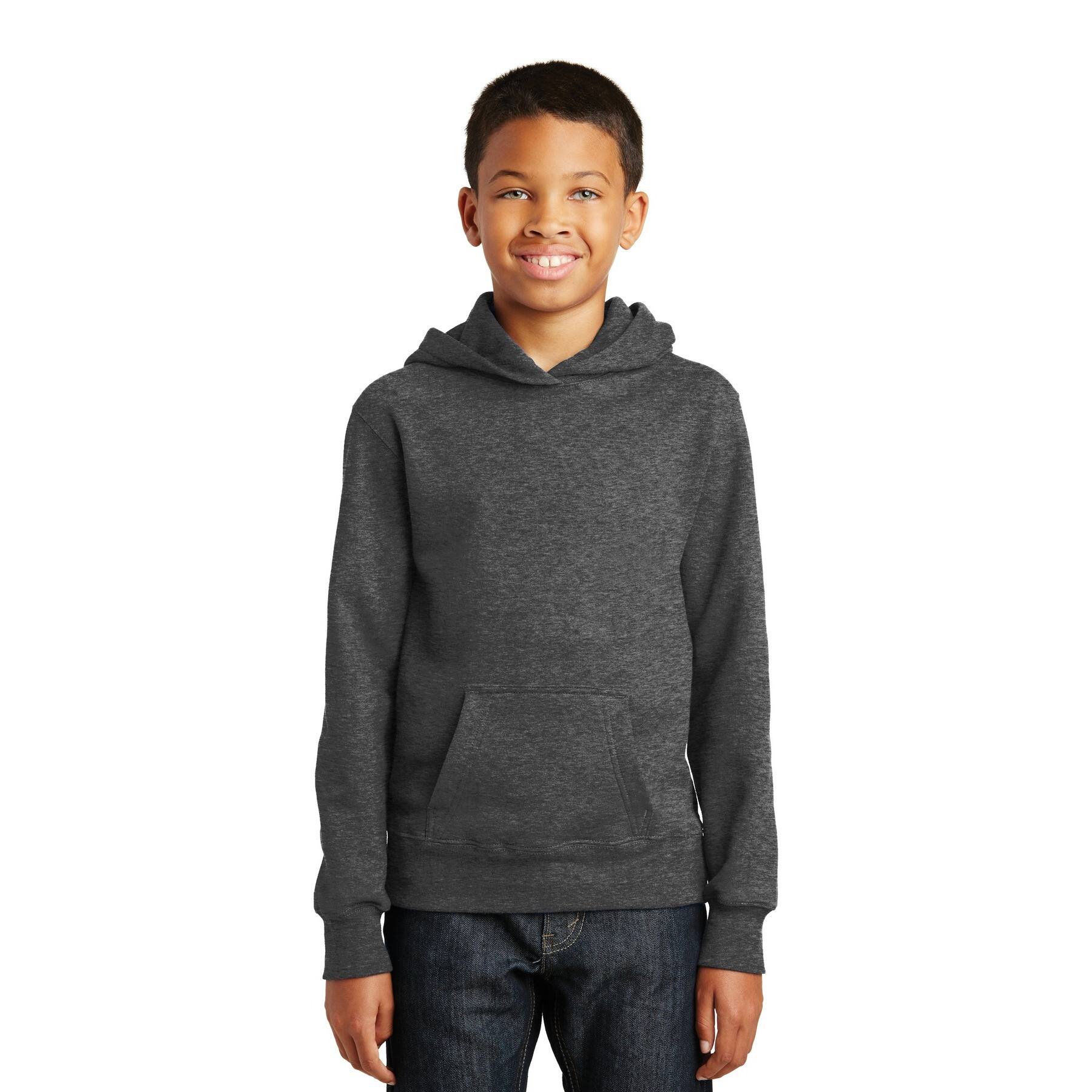 Port & Company® Fan Favorite Youth Fleece Pullover Hooded Sweatshirt