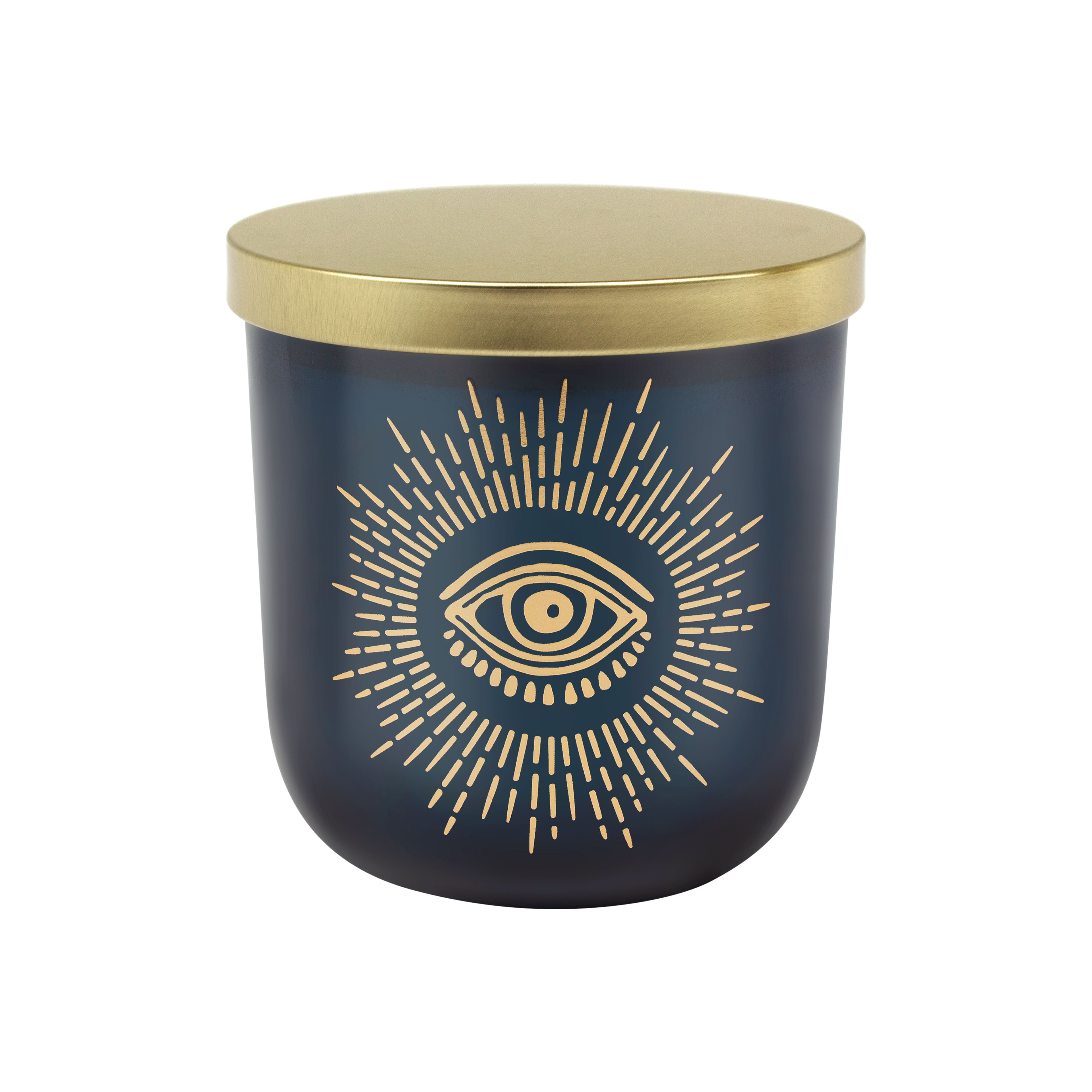 Assorted 10oz. Evil Eye Scented Glass Jar Candle with Lid, 1pc. by Ashland®