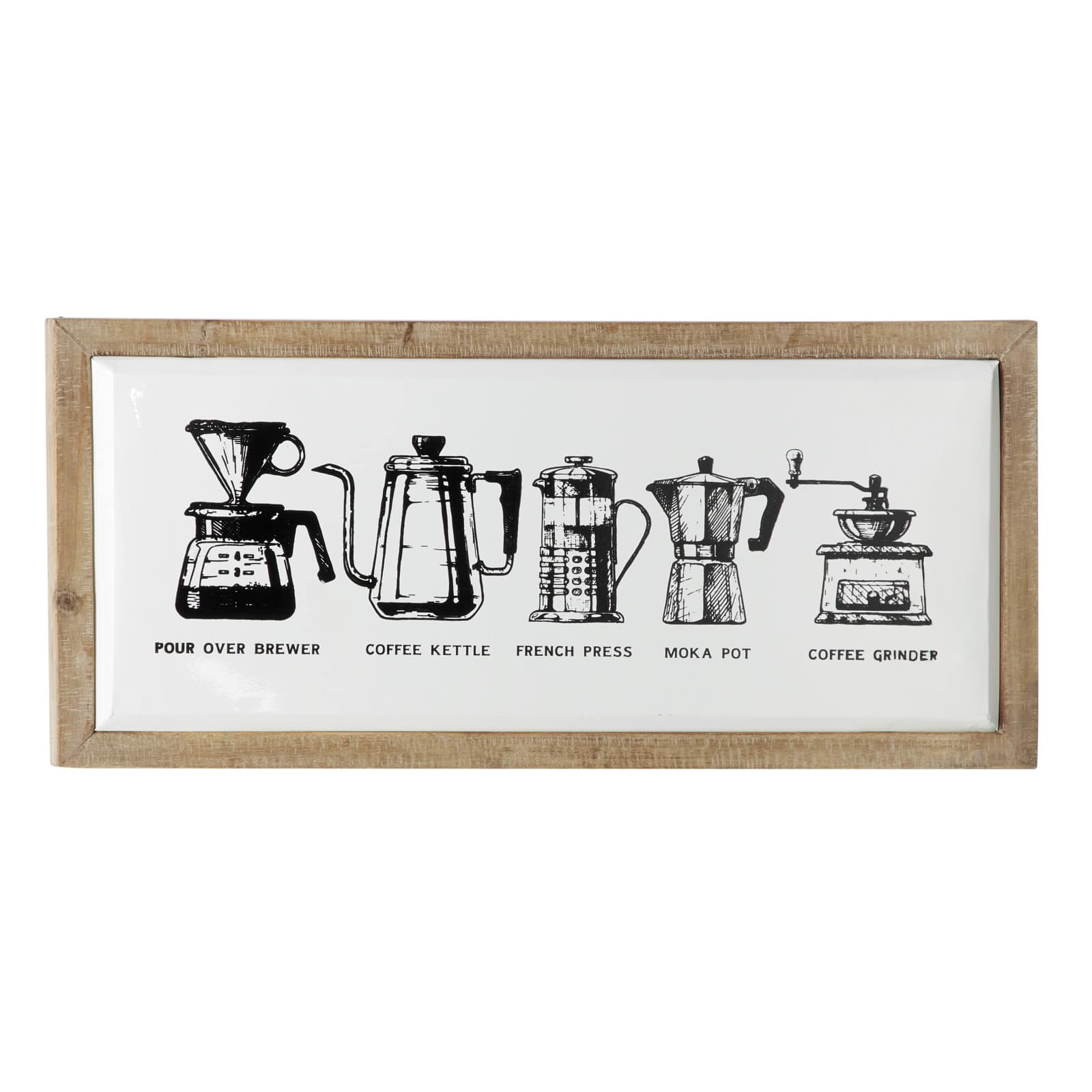 White Vintage Coffee Sign Wood Wall Décor | Michaels
