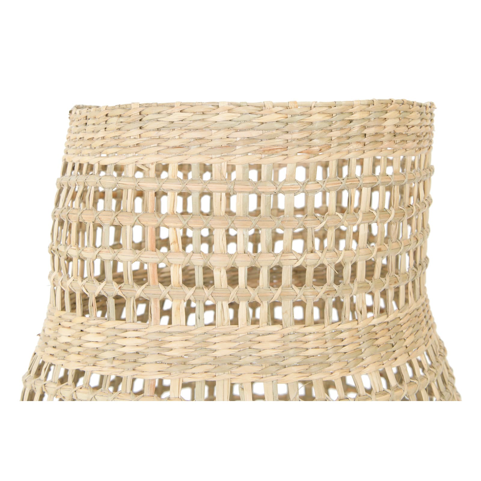 Decorative 20" Handwoven Natural Seagrass Vase