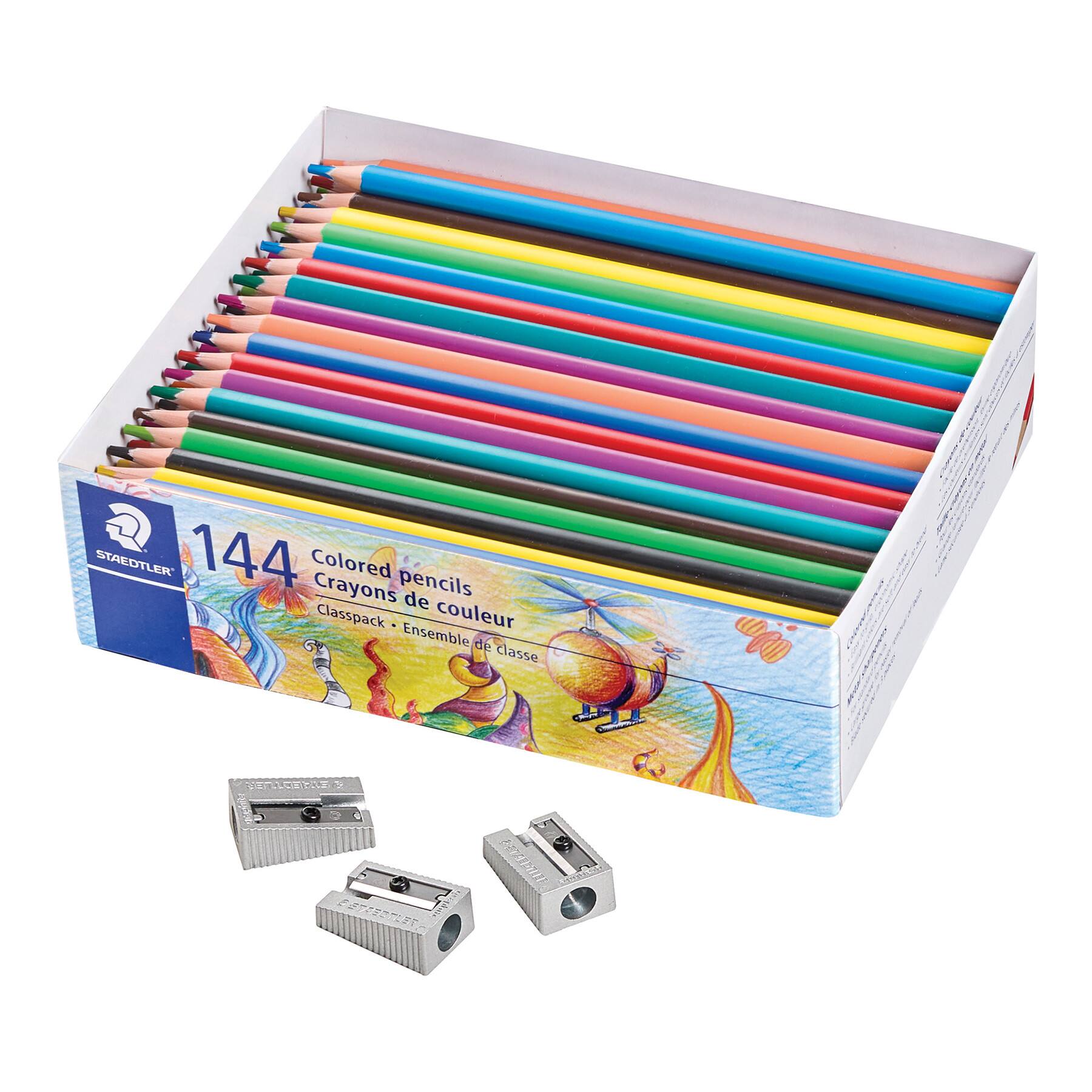 STAEDTLER® Colored Pencils with Metal Sharpener Set