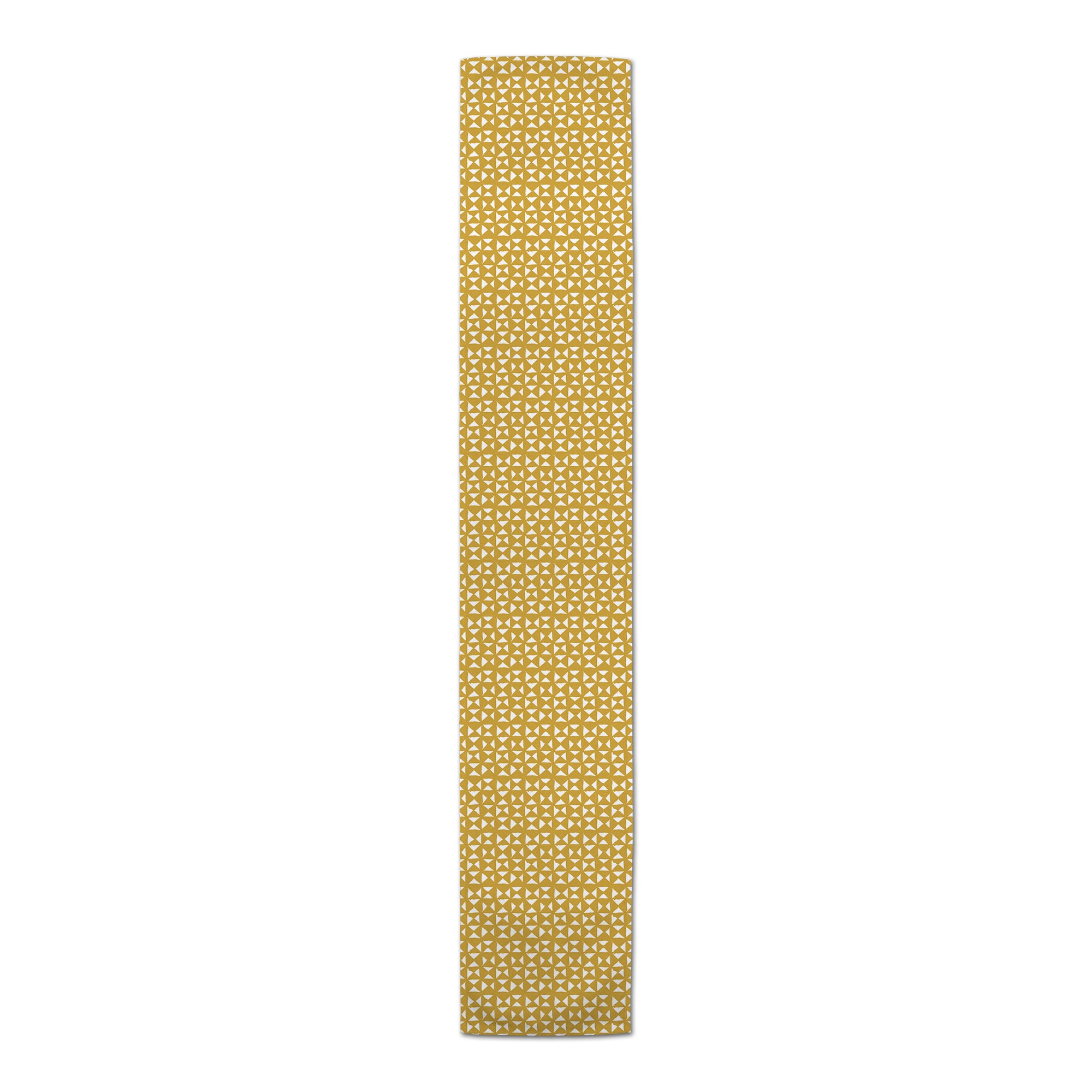 Gold Mid Mod Bohemian Outdoor Table Runner