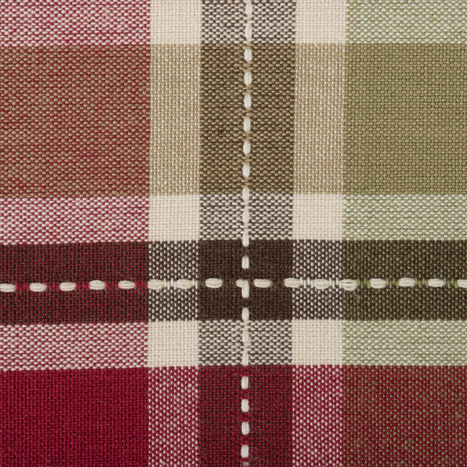 Homespun Plaid Table Runner 13" x 72"