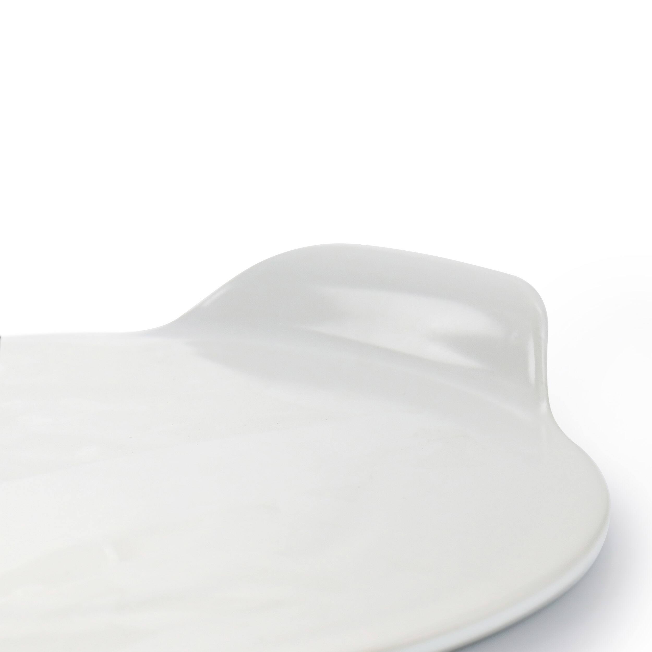 Gibson Home White Forno Flame Proof Ceramic Pizza Stone