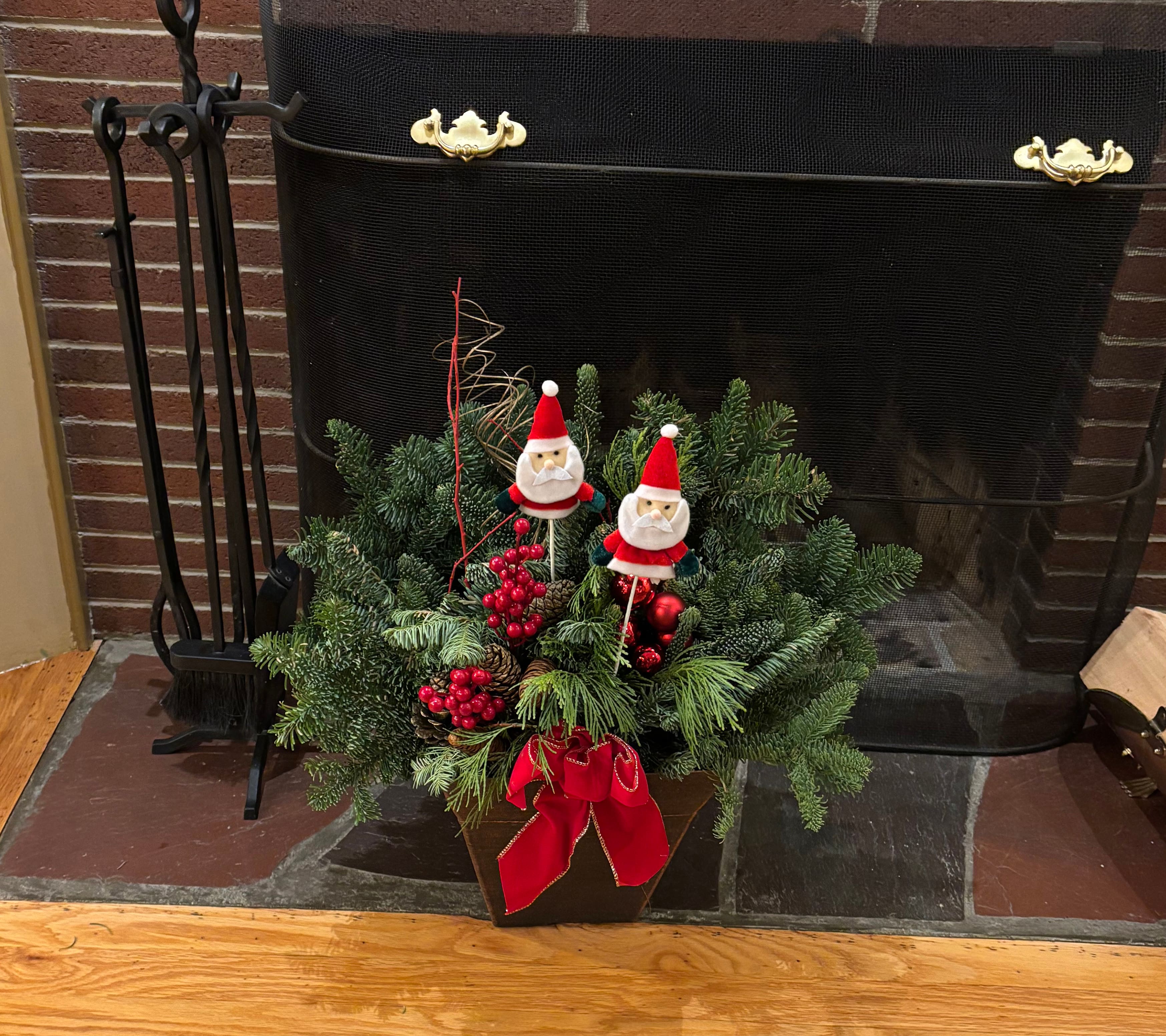 17" Christmas Santa Picks, 6ct.