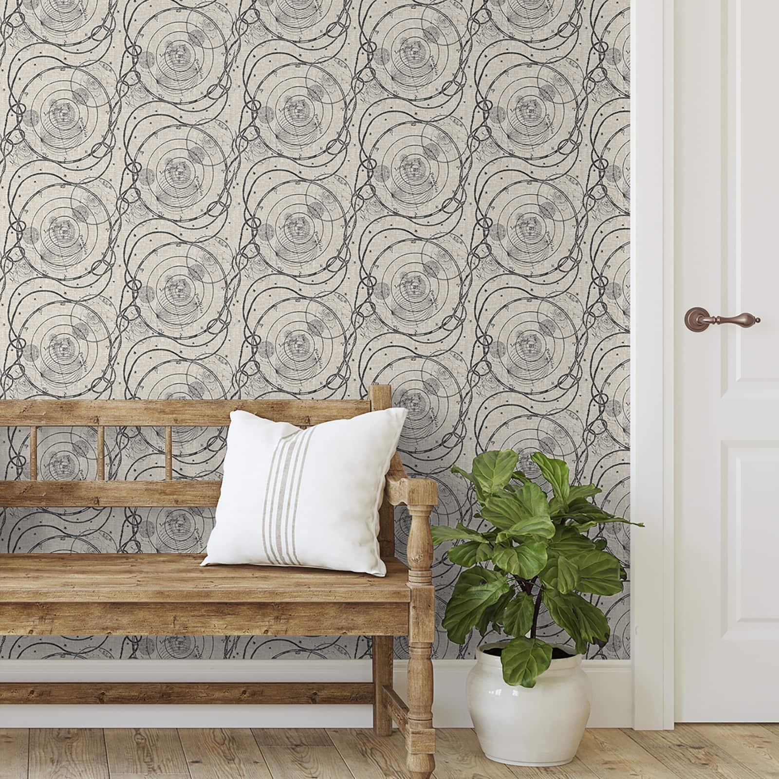 Tommy Bahama® Ropes & Spheres Peel & Stick Wallpaper