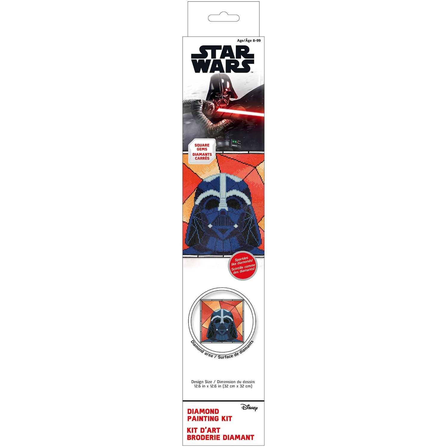 Camelot® Dots Darth Vader Stained Glass Diamond Painting Kit