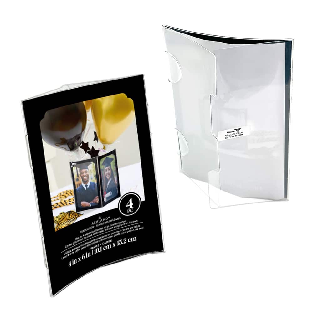 4pc. 4" x 6" Black Centerpiece Frame, Graduation by Ashland®