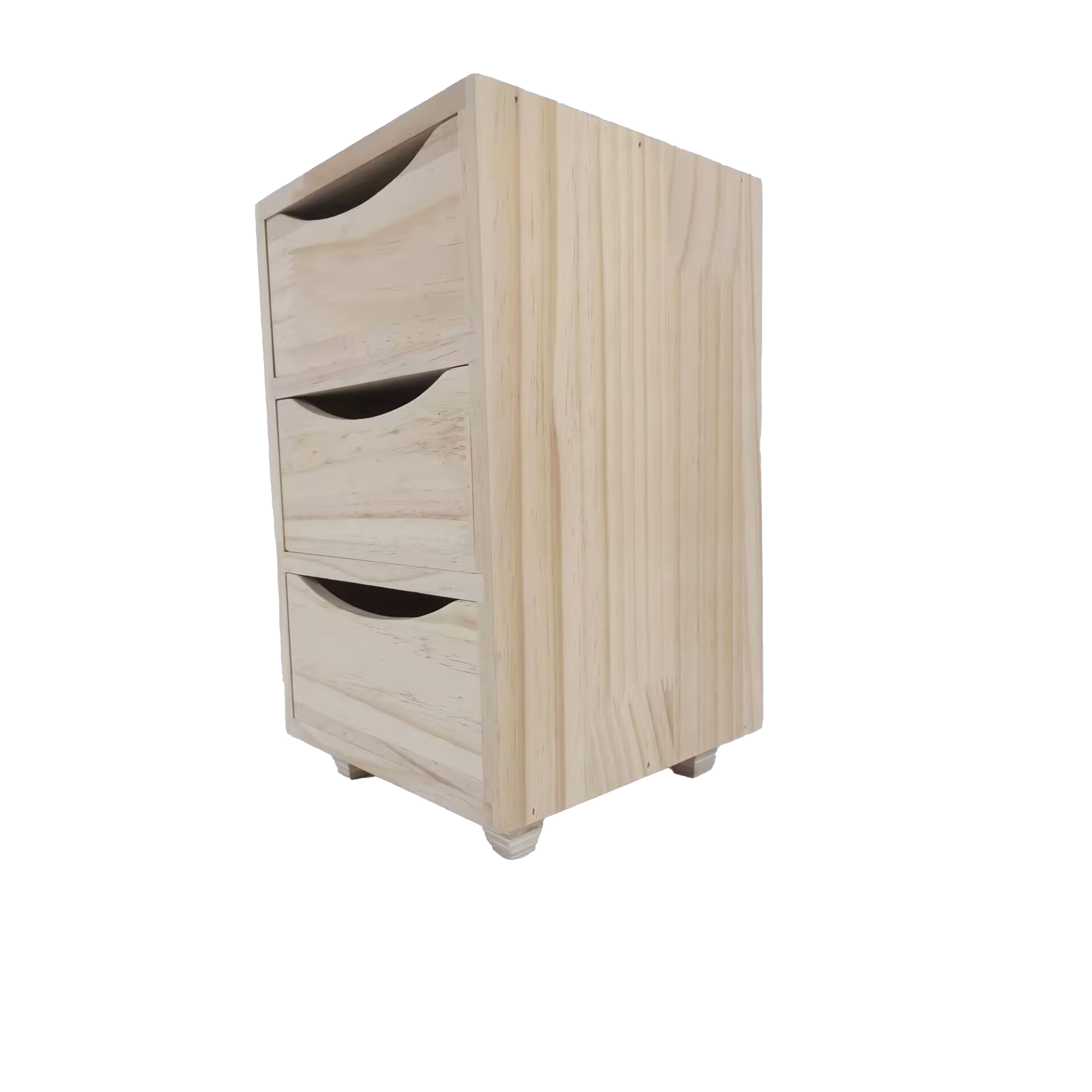 13" DIY 3-Drawer Wood Desktop Cabinet by Make Market®