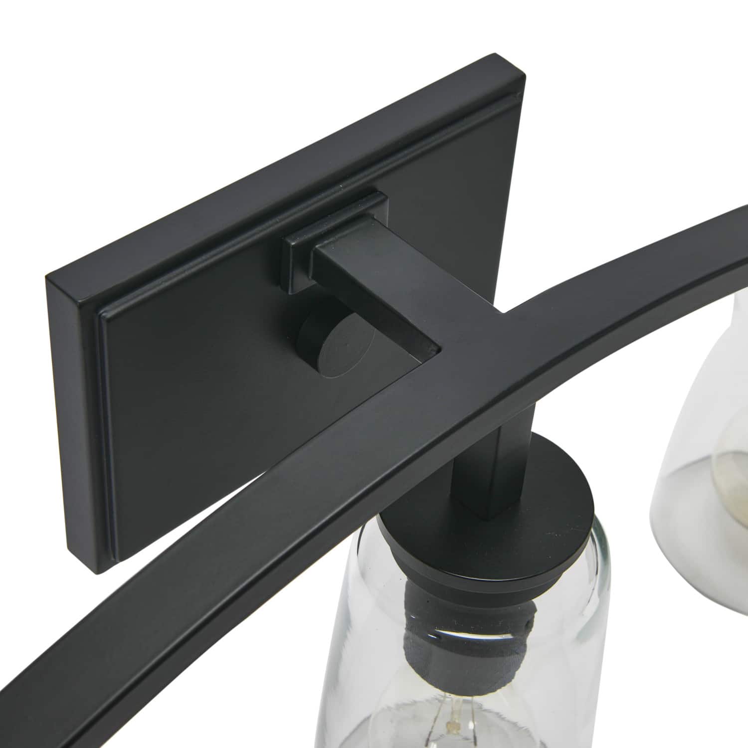 Hello Honey® Robert Stevenson Lighting Laguna Metal & Clear Glass 3-Light Vanity