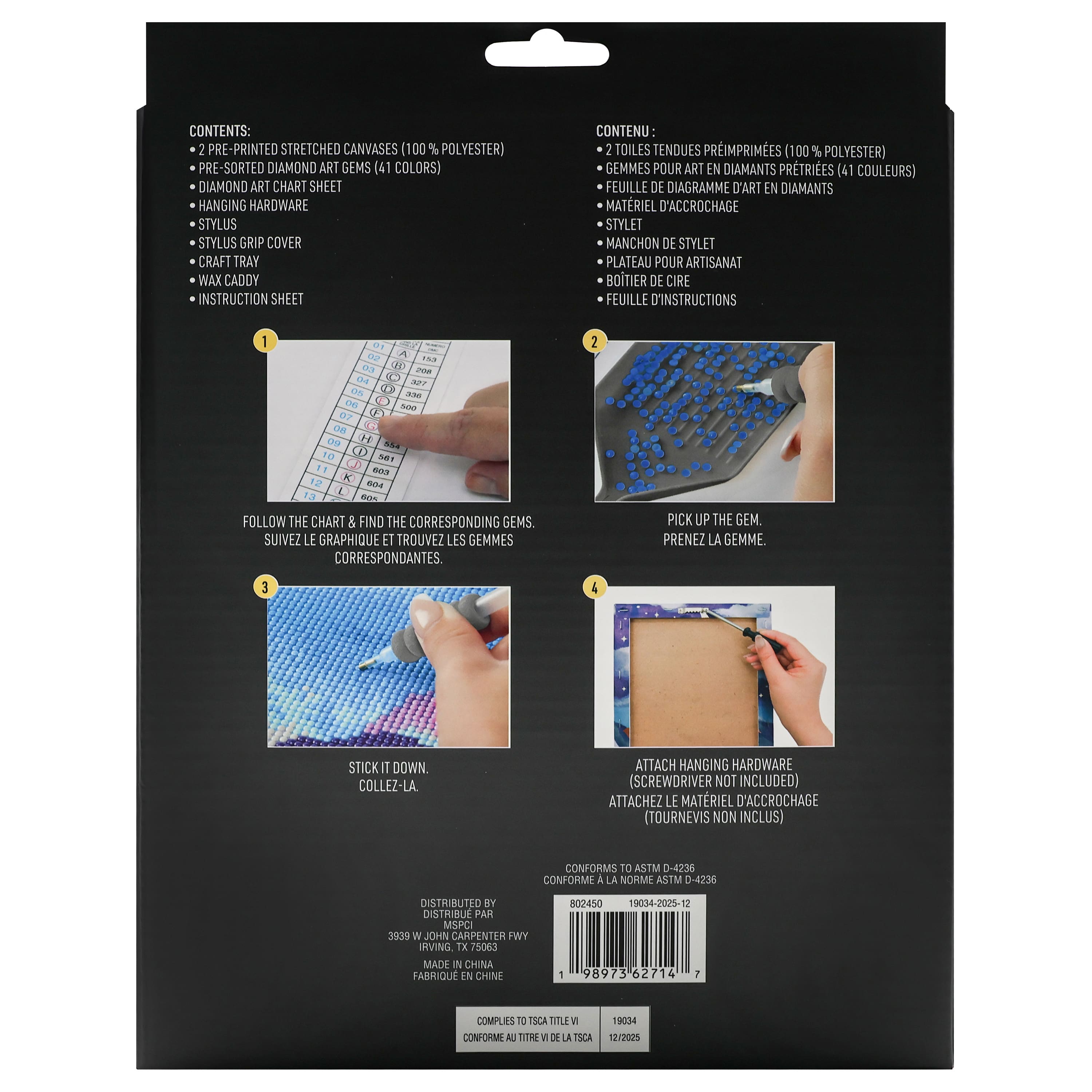 8" x 10" Orange Spritz Diamond Art Kit by Make Market®