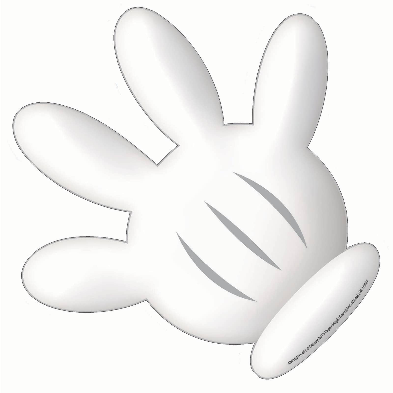 Eureka® Mickey Mouse Clubhouse® Hand Paper Cut-Outs, 3 Packs of 36