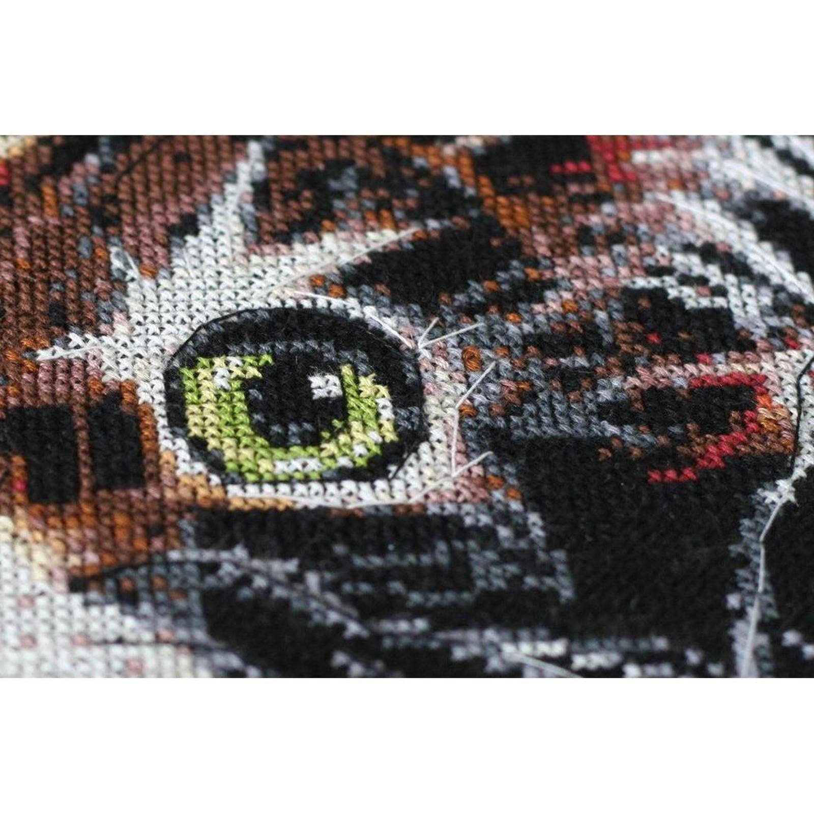 Abris Art Fluffy Kitten Cross-Stitch Kit