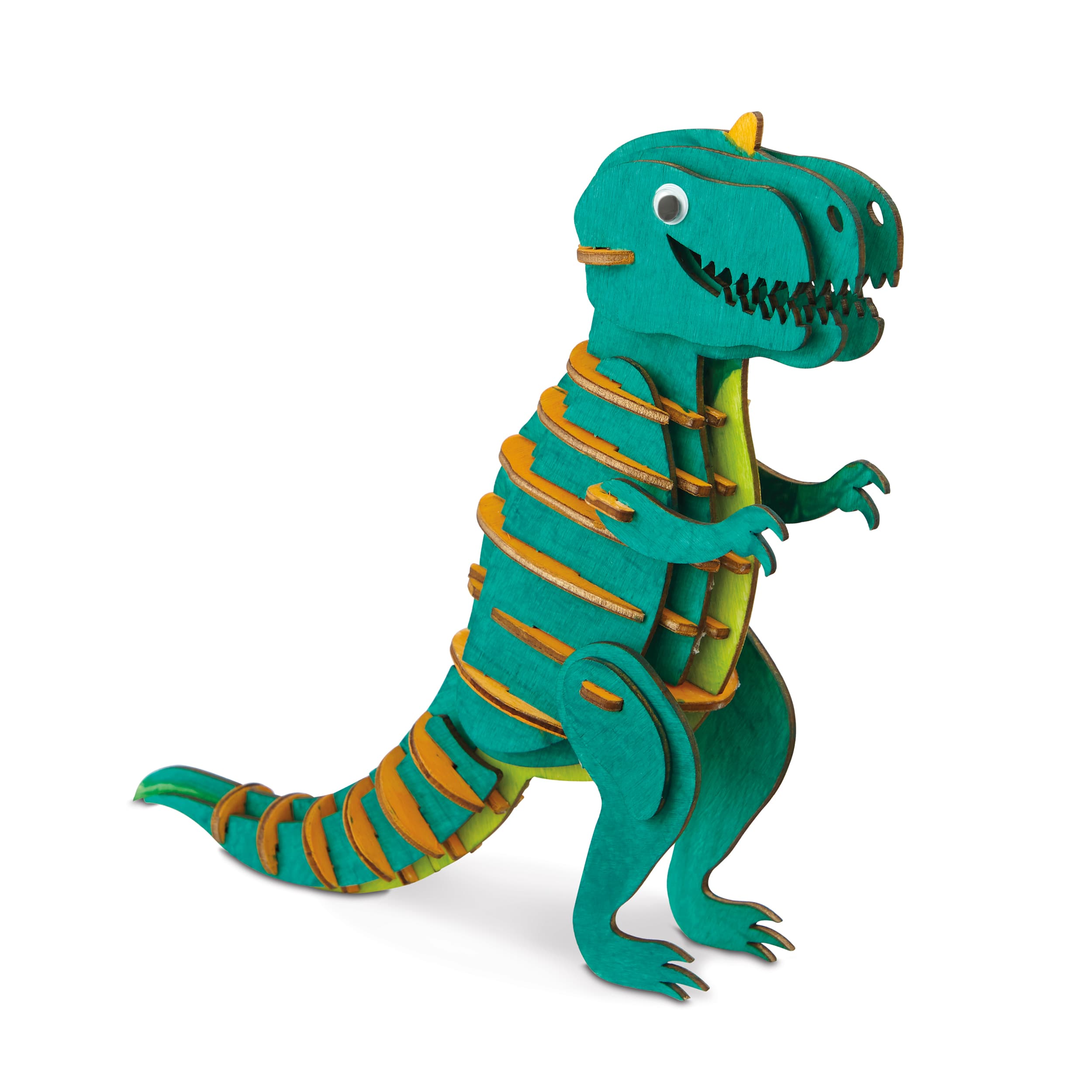 T-Rex Colour-In 3D Wood Puzzle by Creatology™