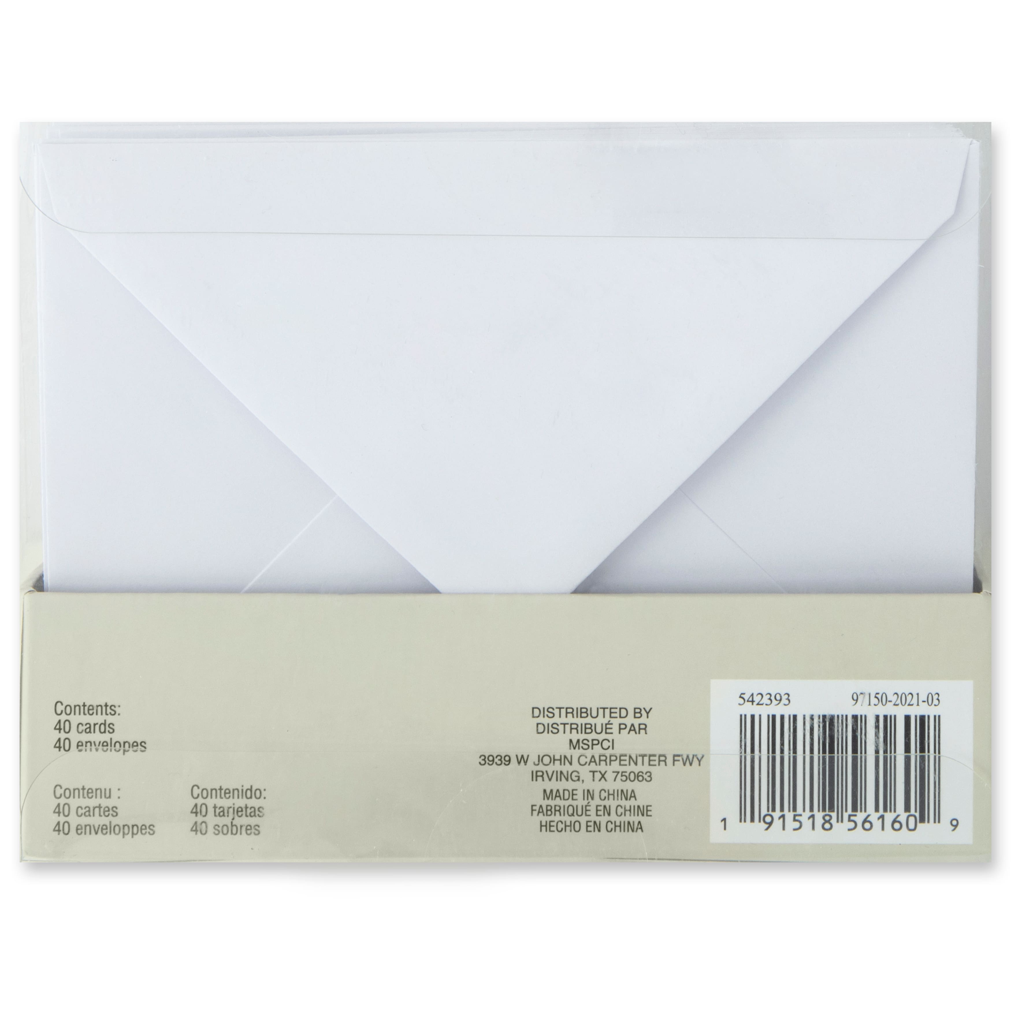 Thank You Cards & Envelopes by Recollections™, 4.25" x 5.5"
