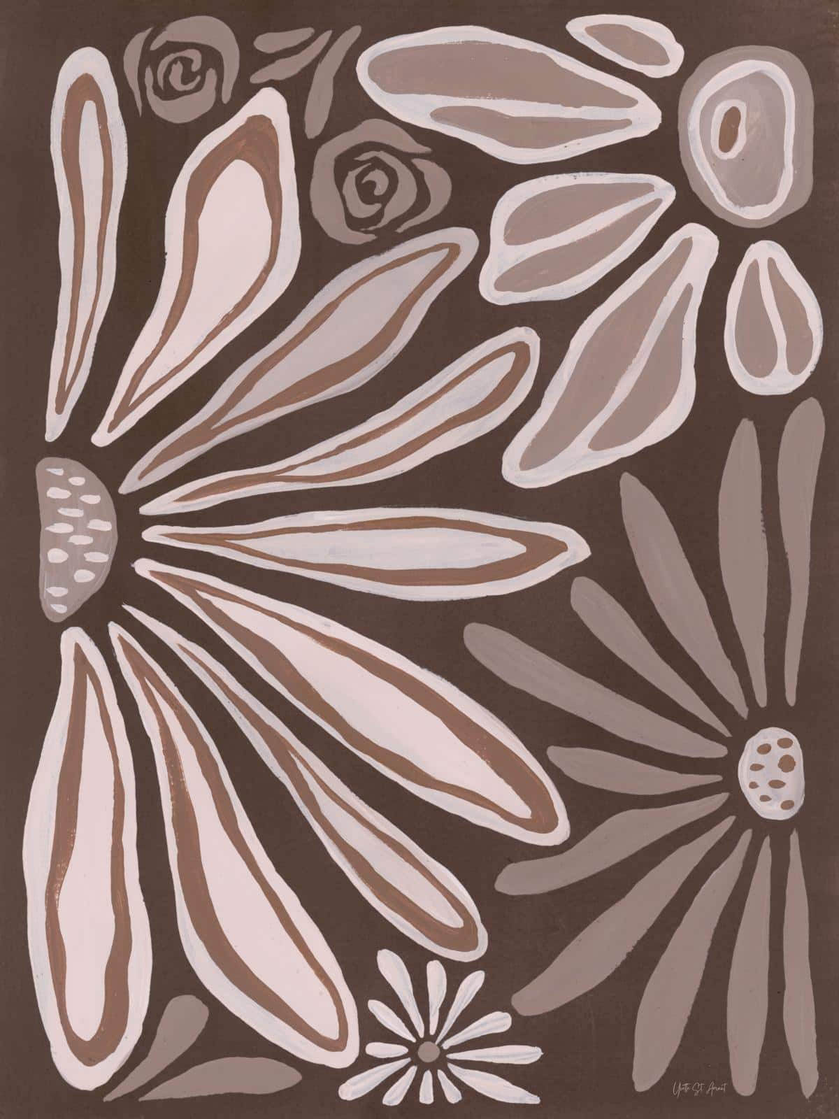 Mocha Blooms IV