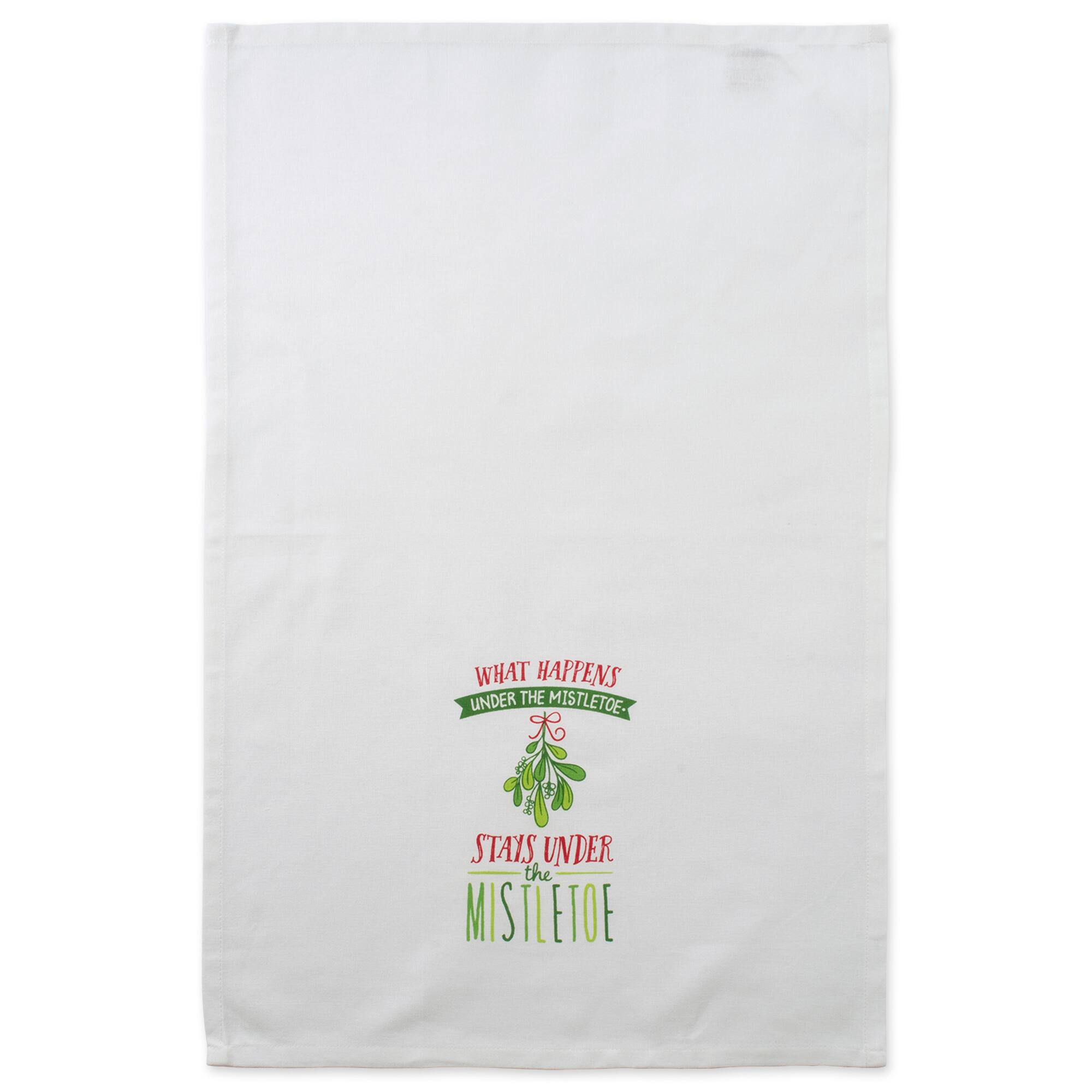 DII® Under The Mistletoe Holiday Dishtowel Set