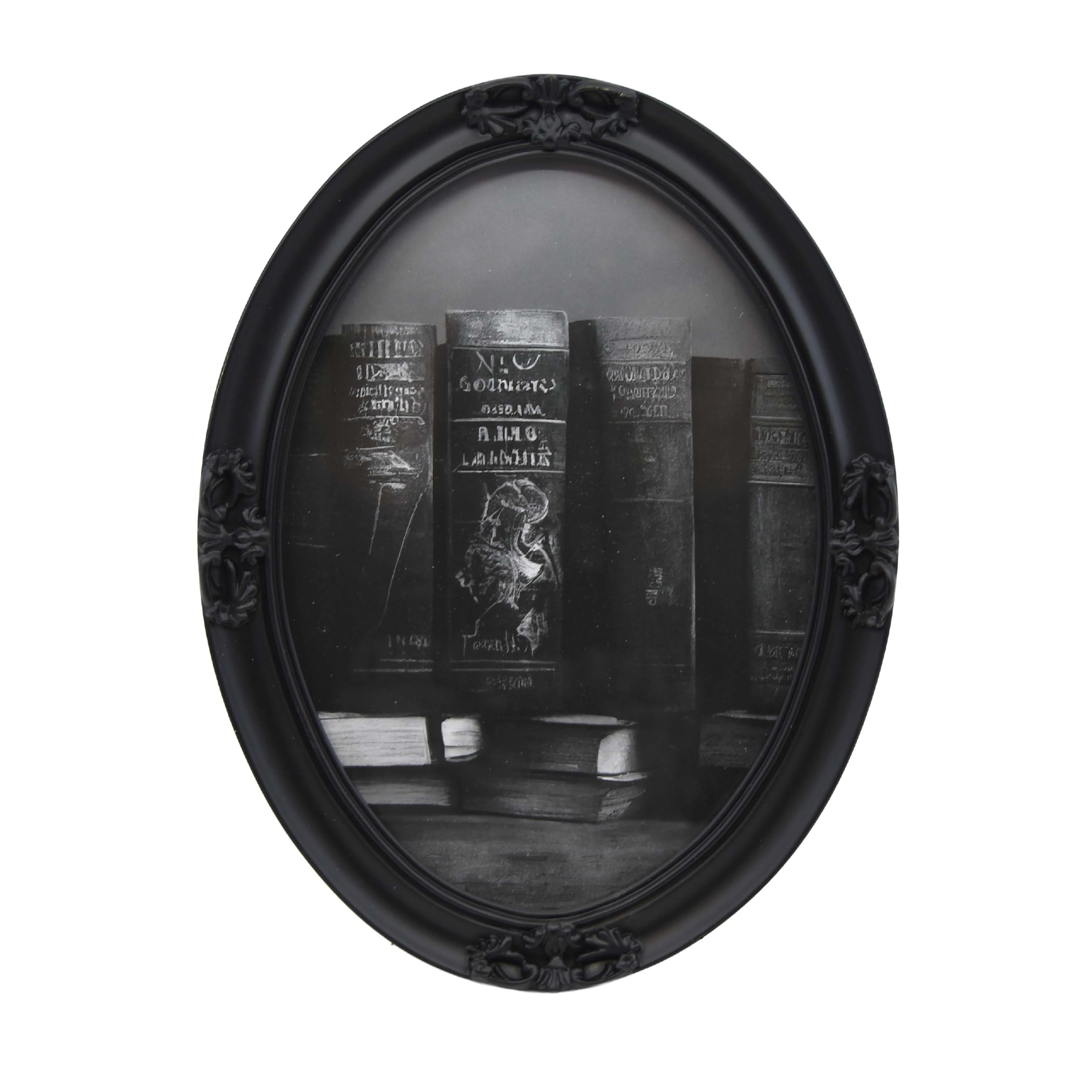 5" x 7" Black Oval Ornate Tabletop Frame by Ashland®