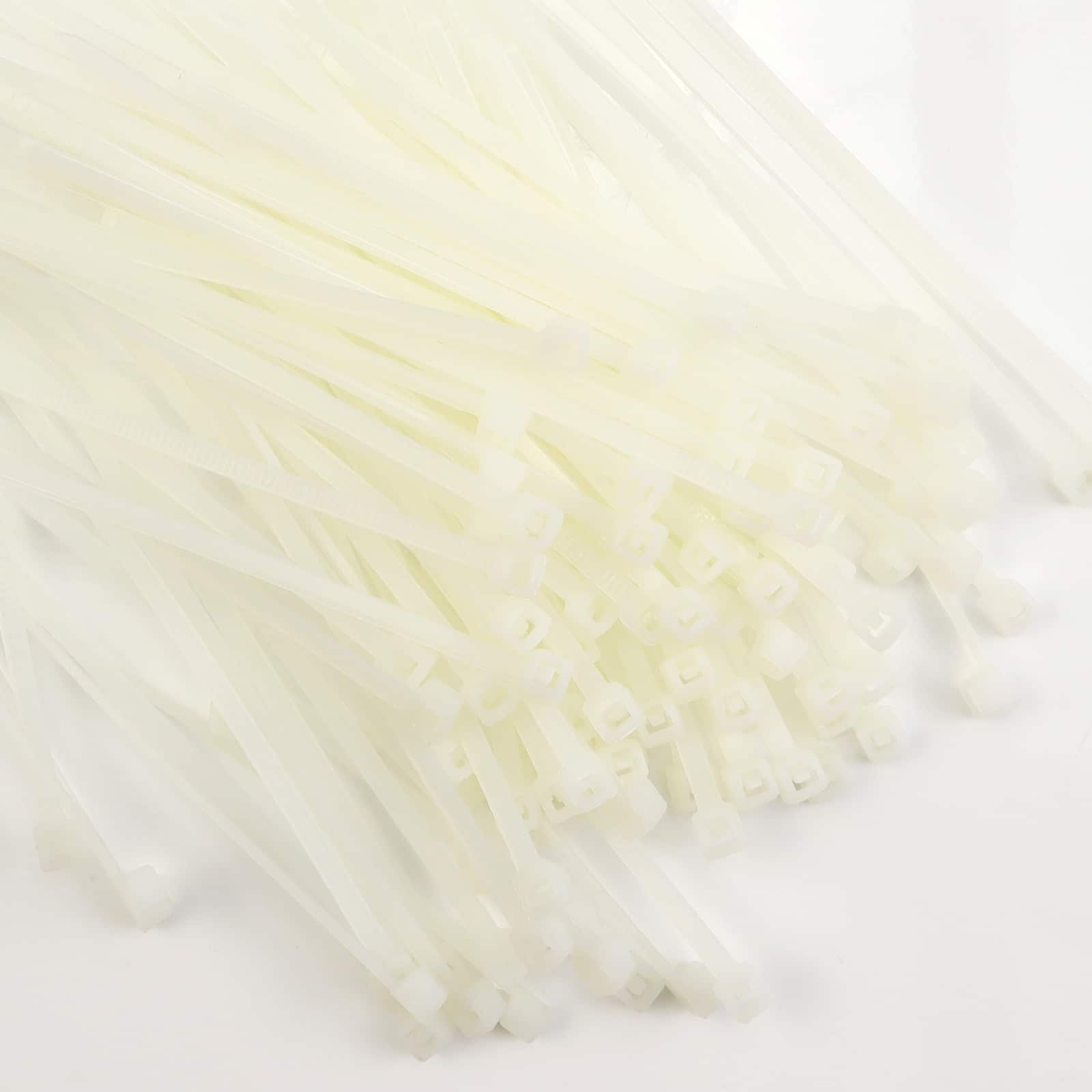 20 Packs: 100 ct. (2,000 total) 4" White Multi Purpose Cable Ties by Craft Smart™