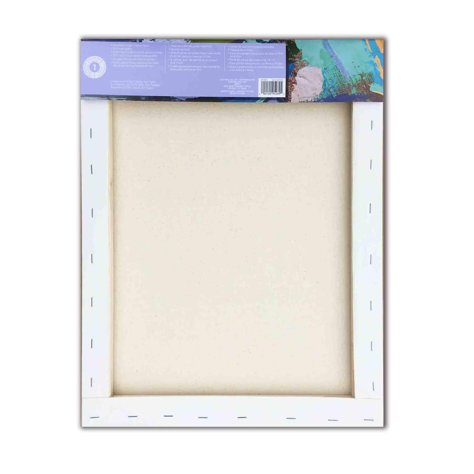12 Pack: Level 1 Back Stapled Traditional Canvas by Artist's Loft™