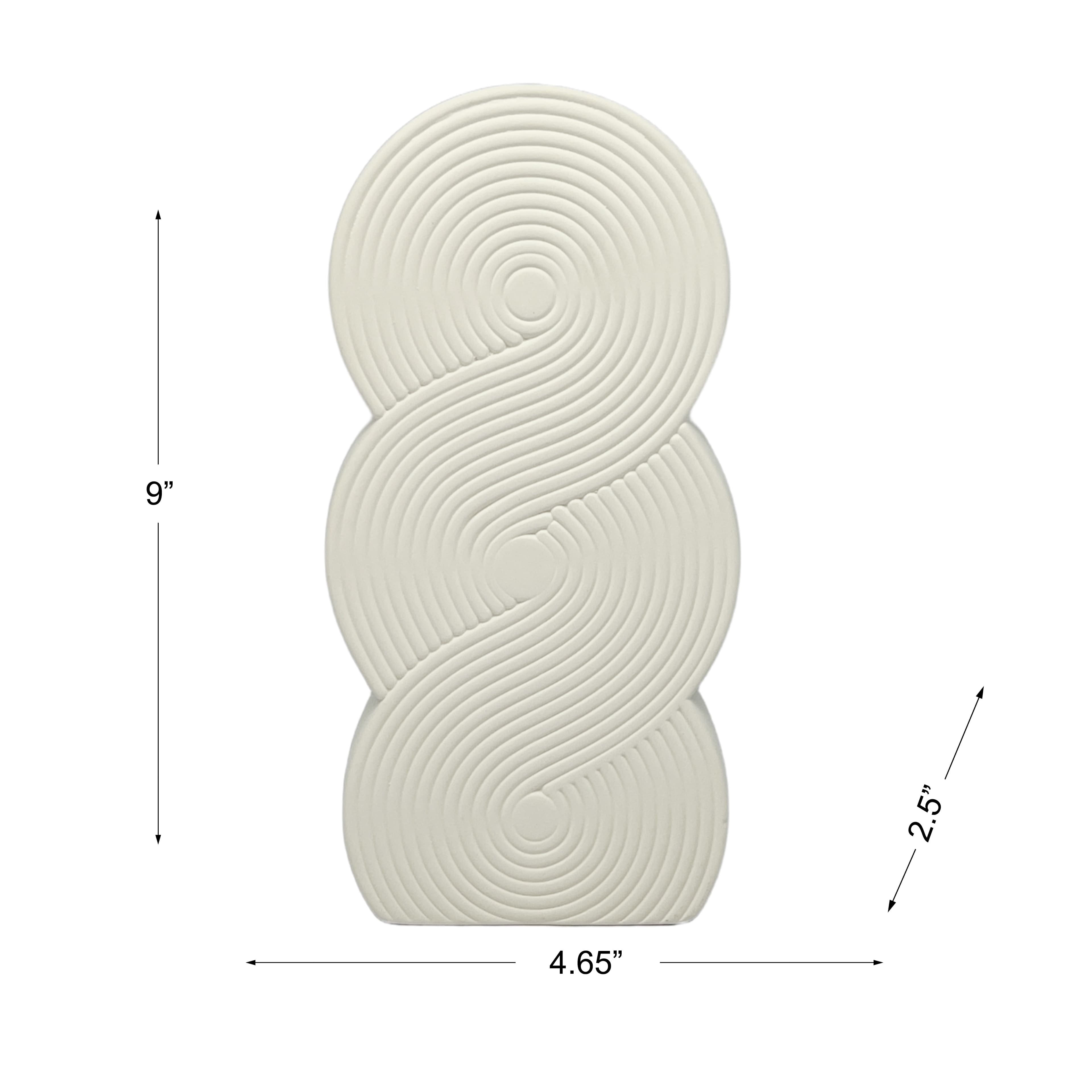 Jonathan Adler x Michaels 9" DIY Embossed Circles Ceramic Vase