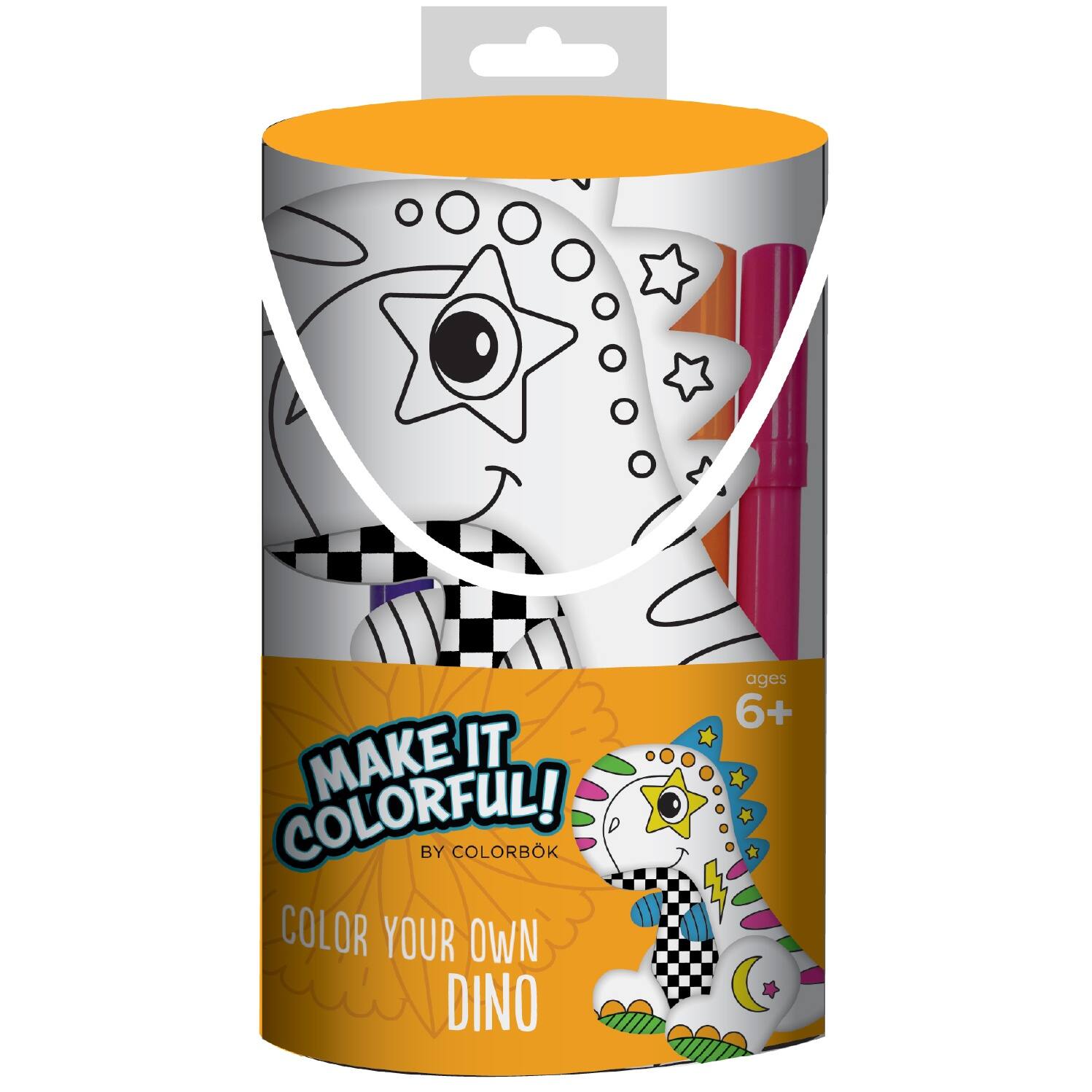Colorbok® Make It Colorful! Color Your Own Plush Dinosaur Kit
