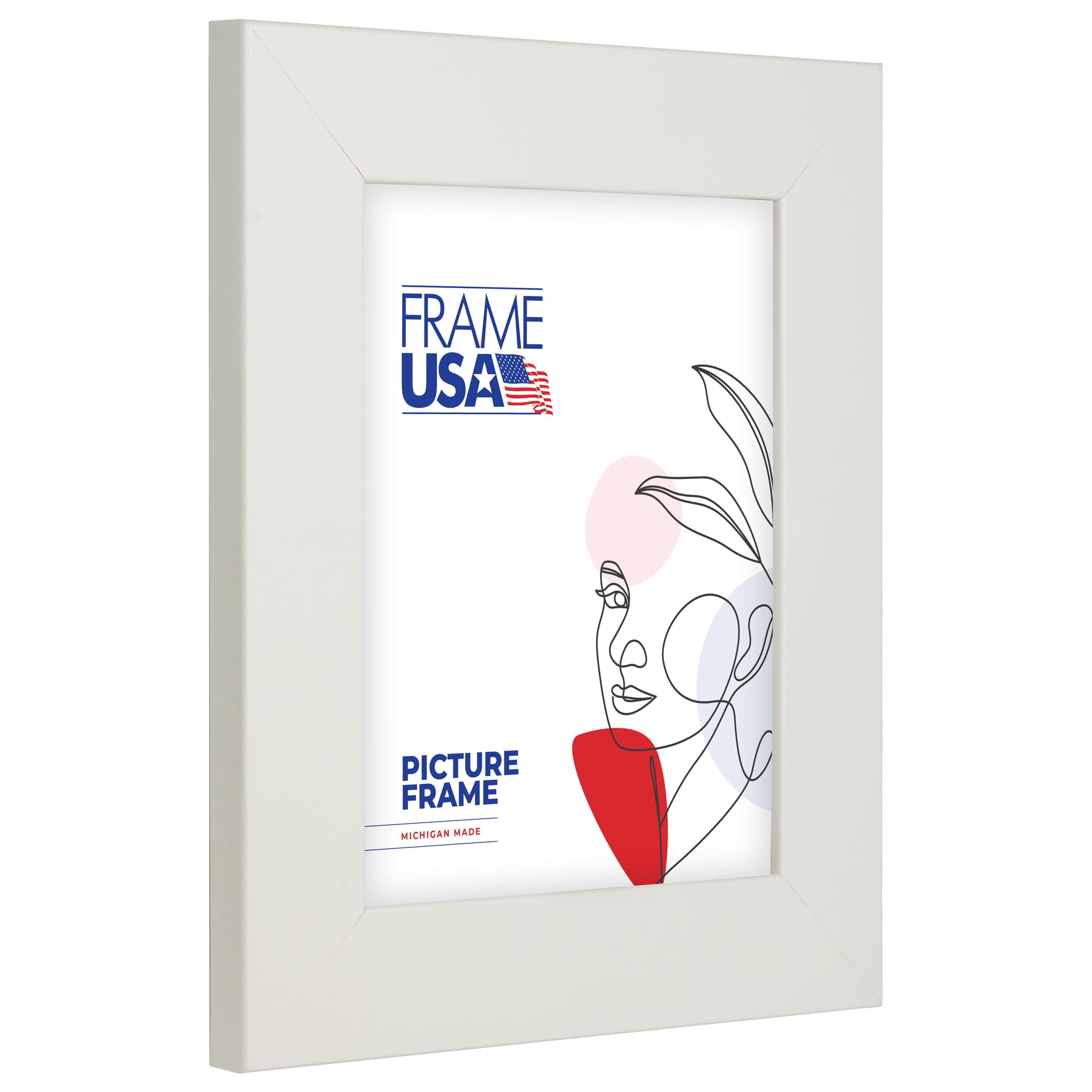 Frame USA Corporate Wide White Single Image Picture Frame