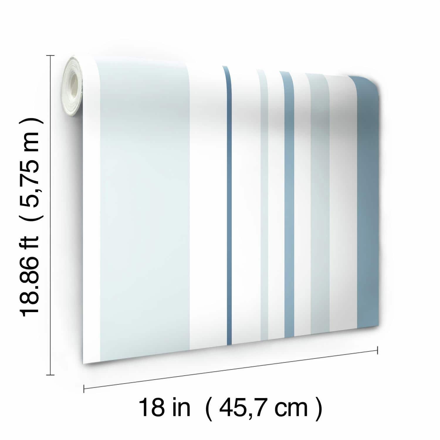 RoomMates Stripes Peel & Stick Wallpaper