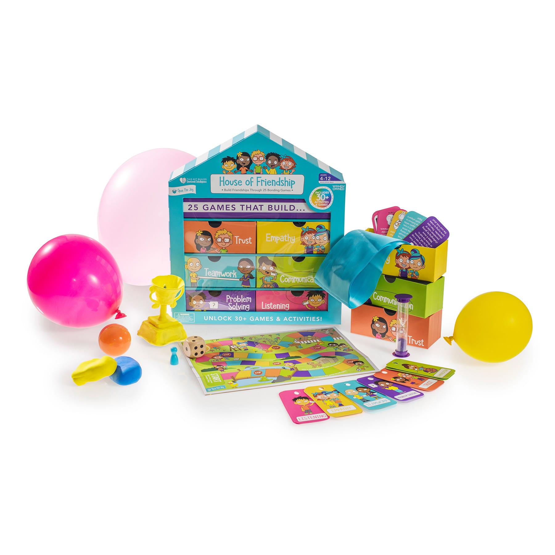 Open the Joy House of Friendship Playhouse Kit