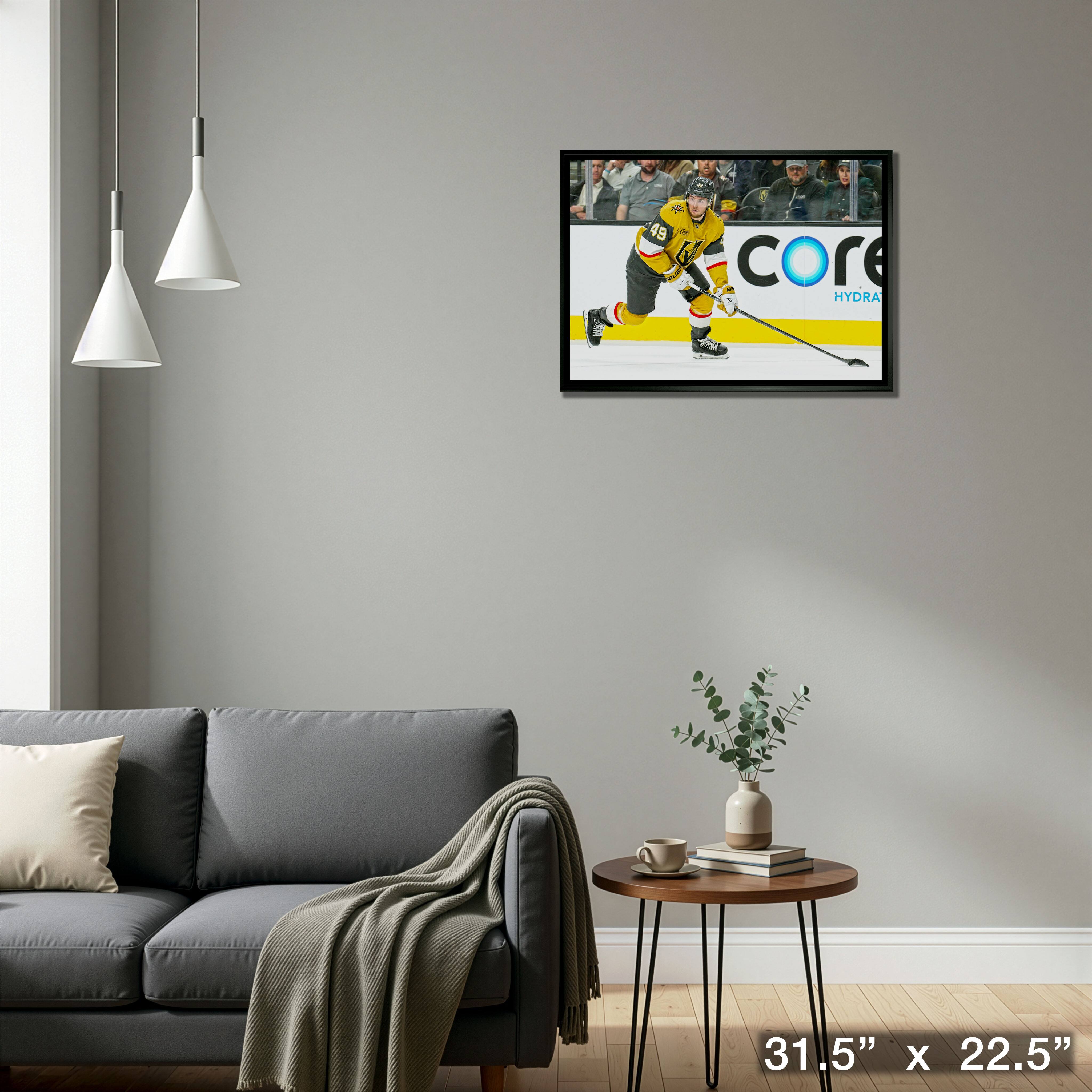Ivan Barbashev 20" x 29" Framed Canvas Vegas Golden Knights 31.5" x 22.5"